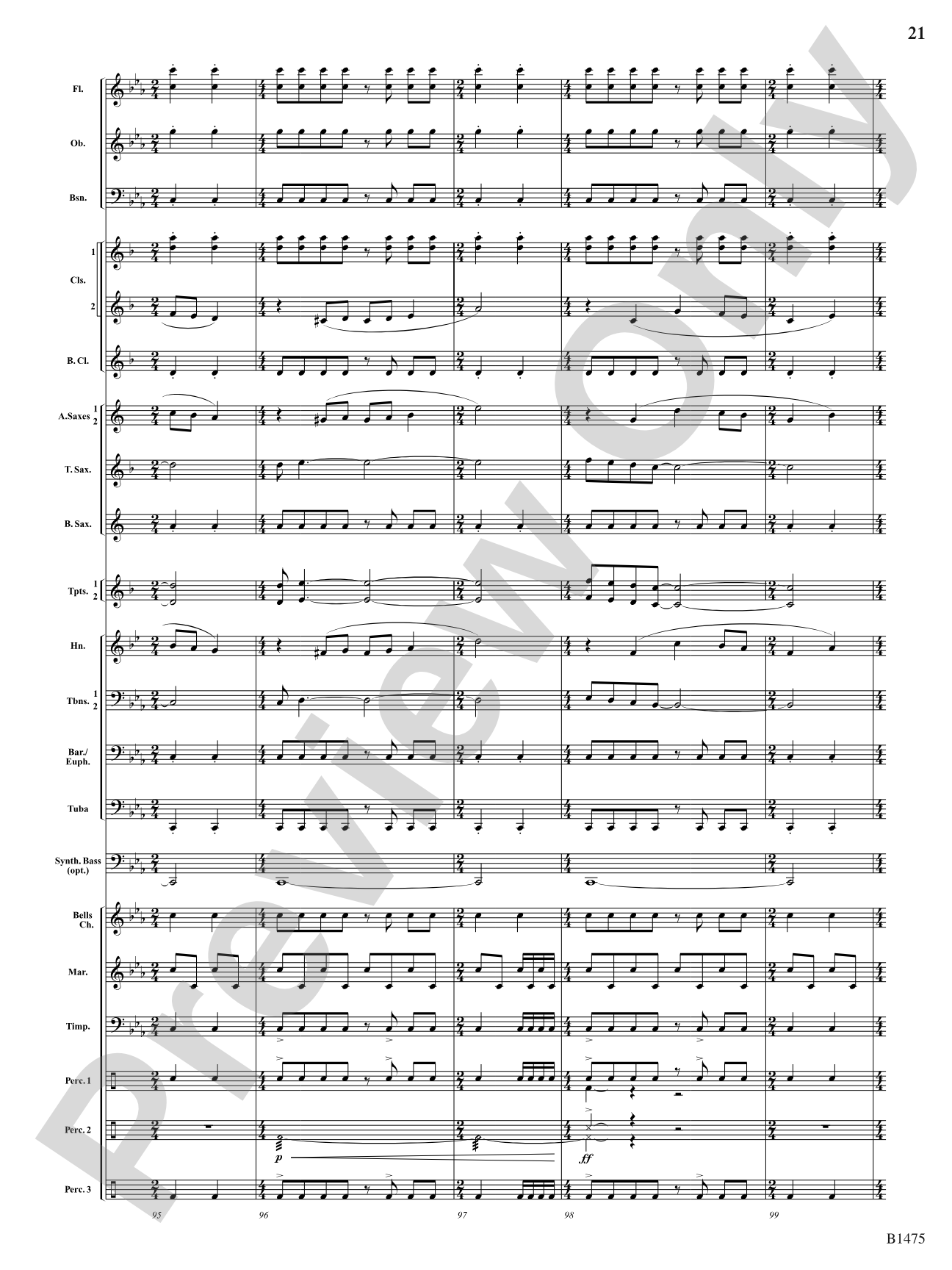Rhythm of the Spheres: Concert Band Conductor Score & Parts