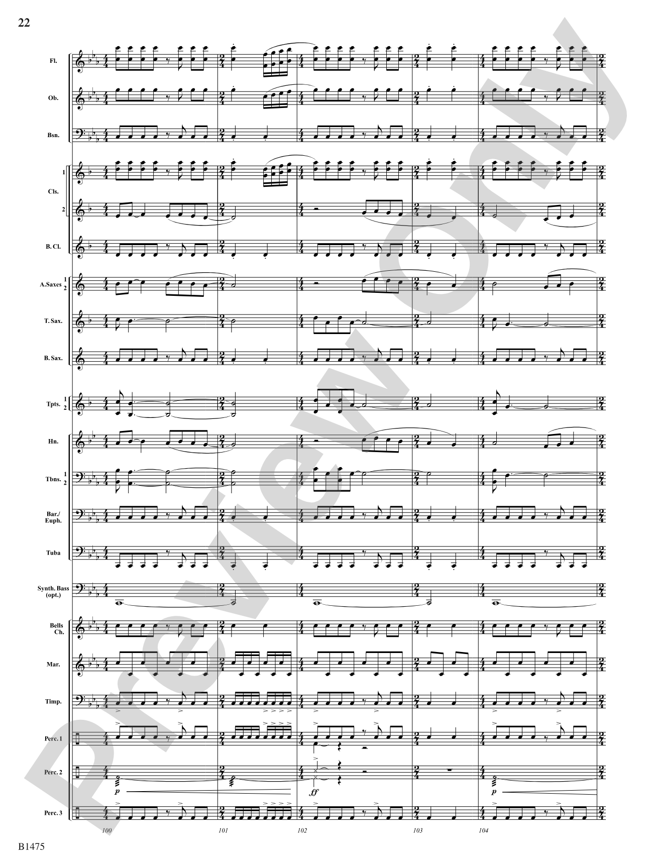 Rhythm of the Spheres: Concert Band Conductor Score & Parts