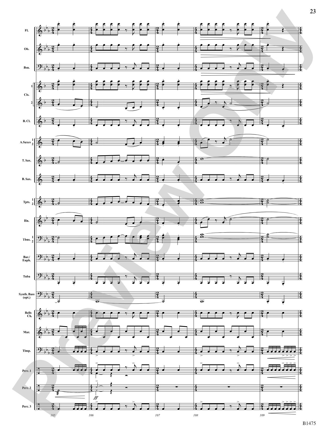 Rhythm of the Spheres: Concert Band Conductor Score & Parts