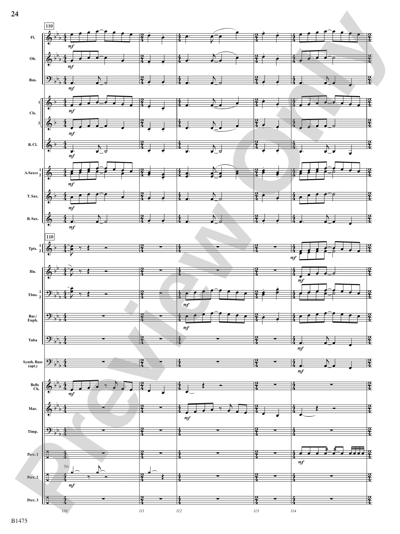 Rhythm of the Spheres: Concert Band Conductor Score & Parts