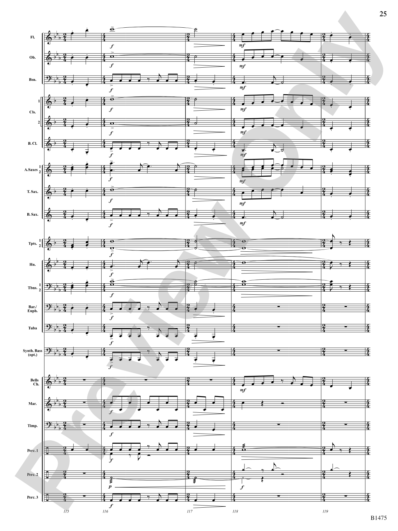 Rhythm of the Spheres: Concert Band Conductor Score & Parts