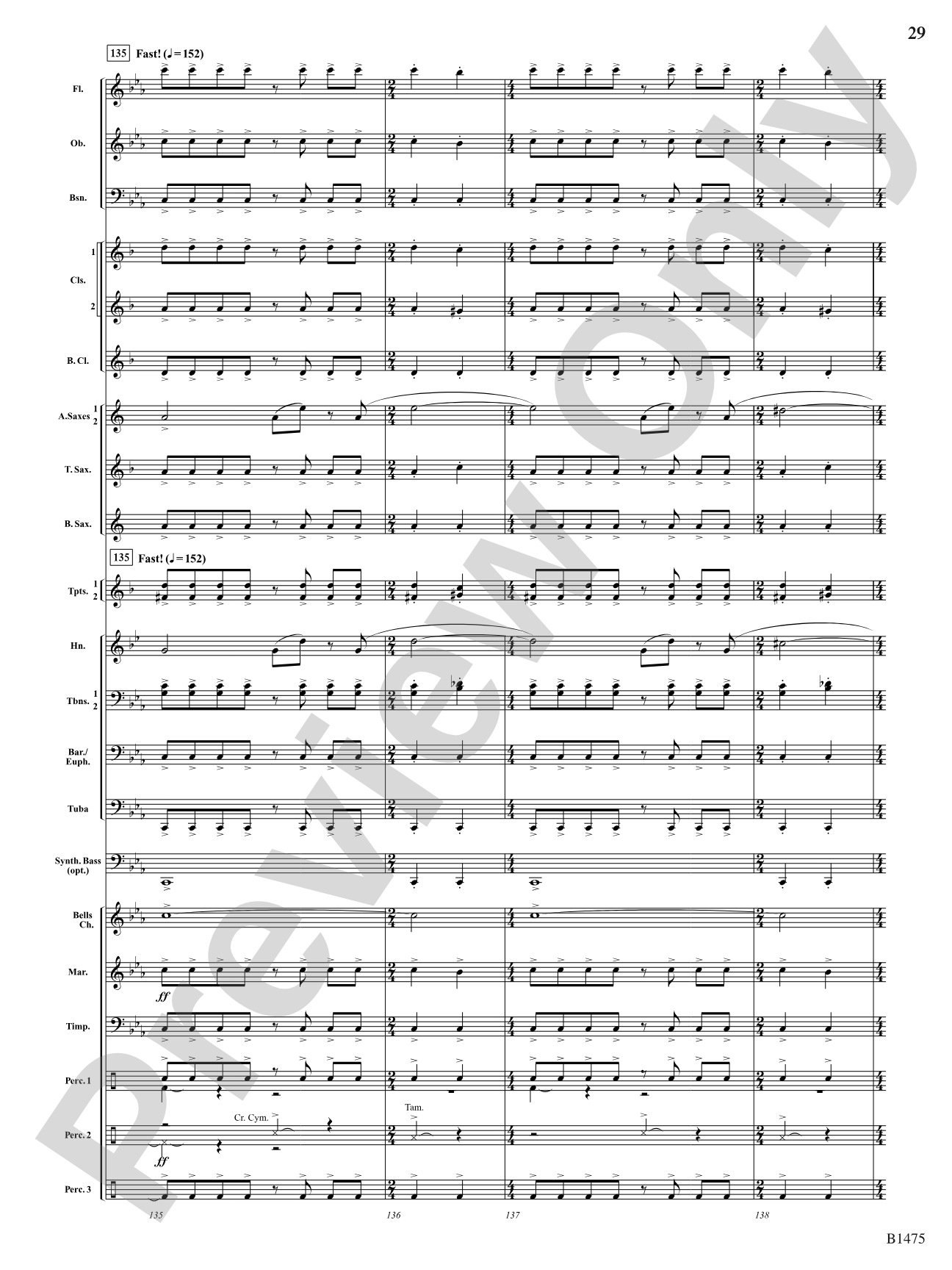 Rhythm of the Spheres: Concert Band Conductor Score & Parts