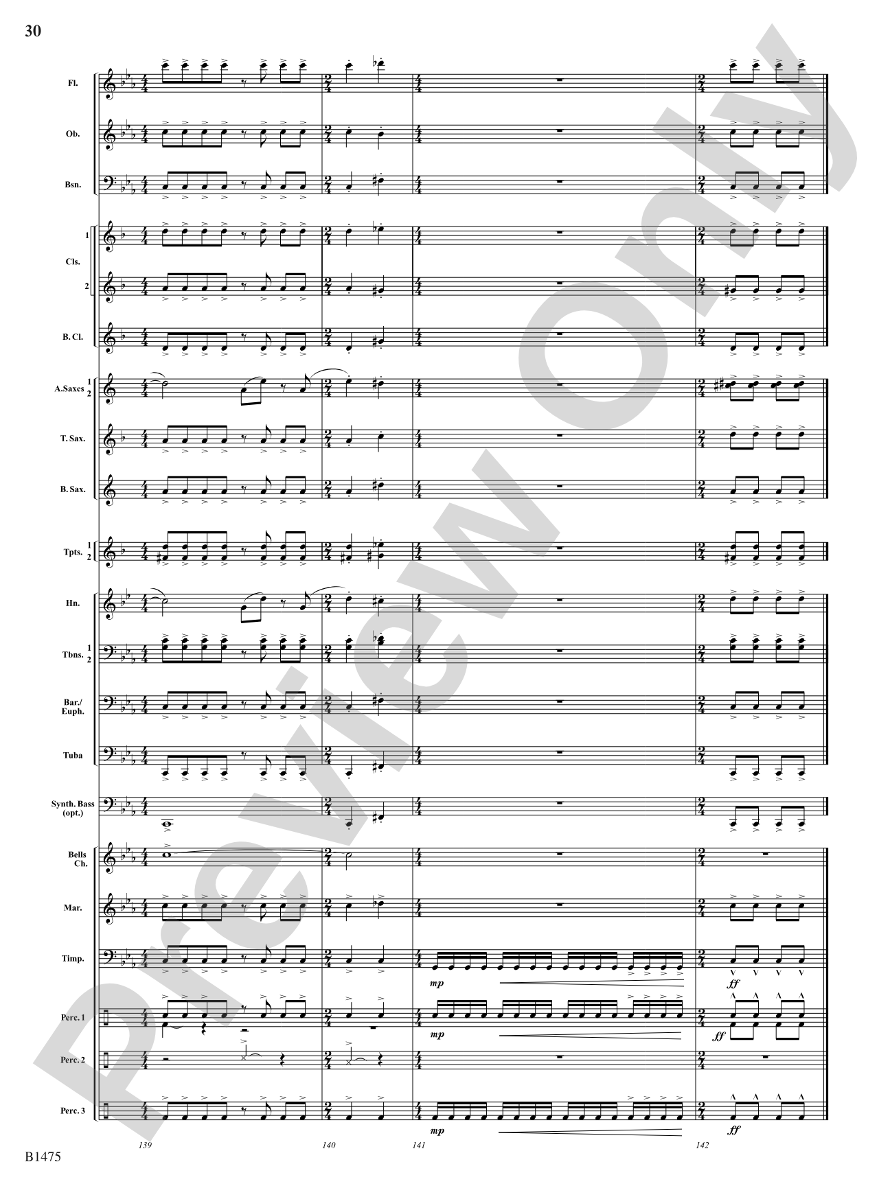 Rhythm of the Spheres: Concert Band Conductor Score & Parts