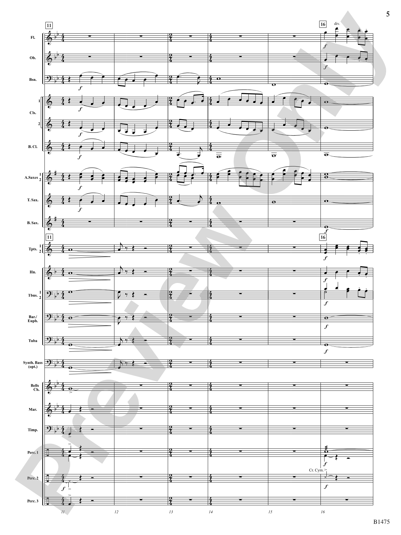 Rhythm of the Spheres: Concert Band Conductor Score & Parts