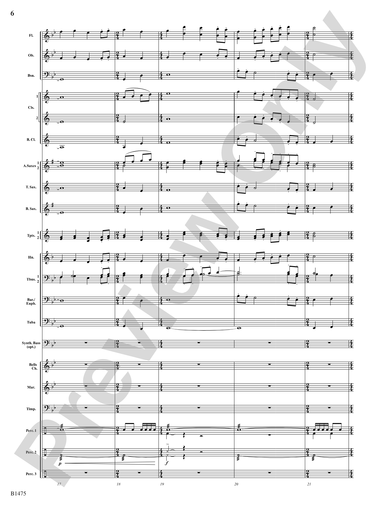 Rhythm of the Spheres: Concert Band Conductor Score & Parts