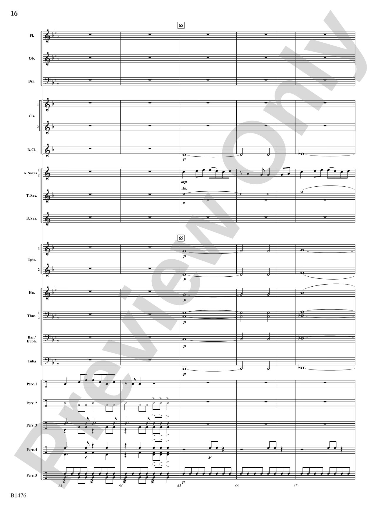 Jungle Dance: Concert Band Conductor Score & Parts