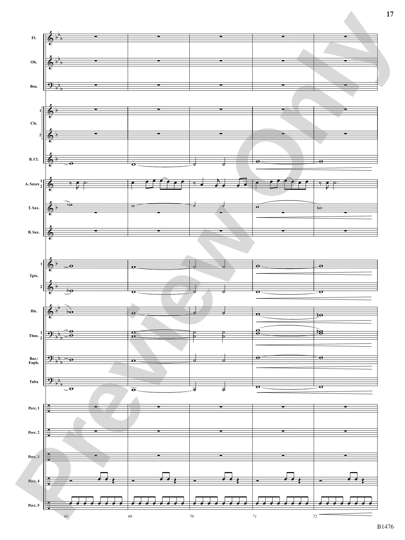 Jungle Dance: Concert Band Conductor Score & Parts