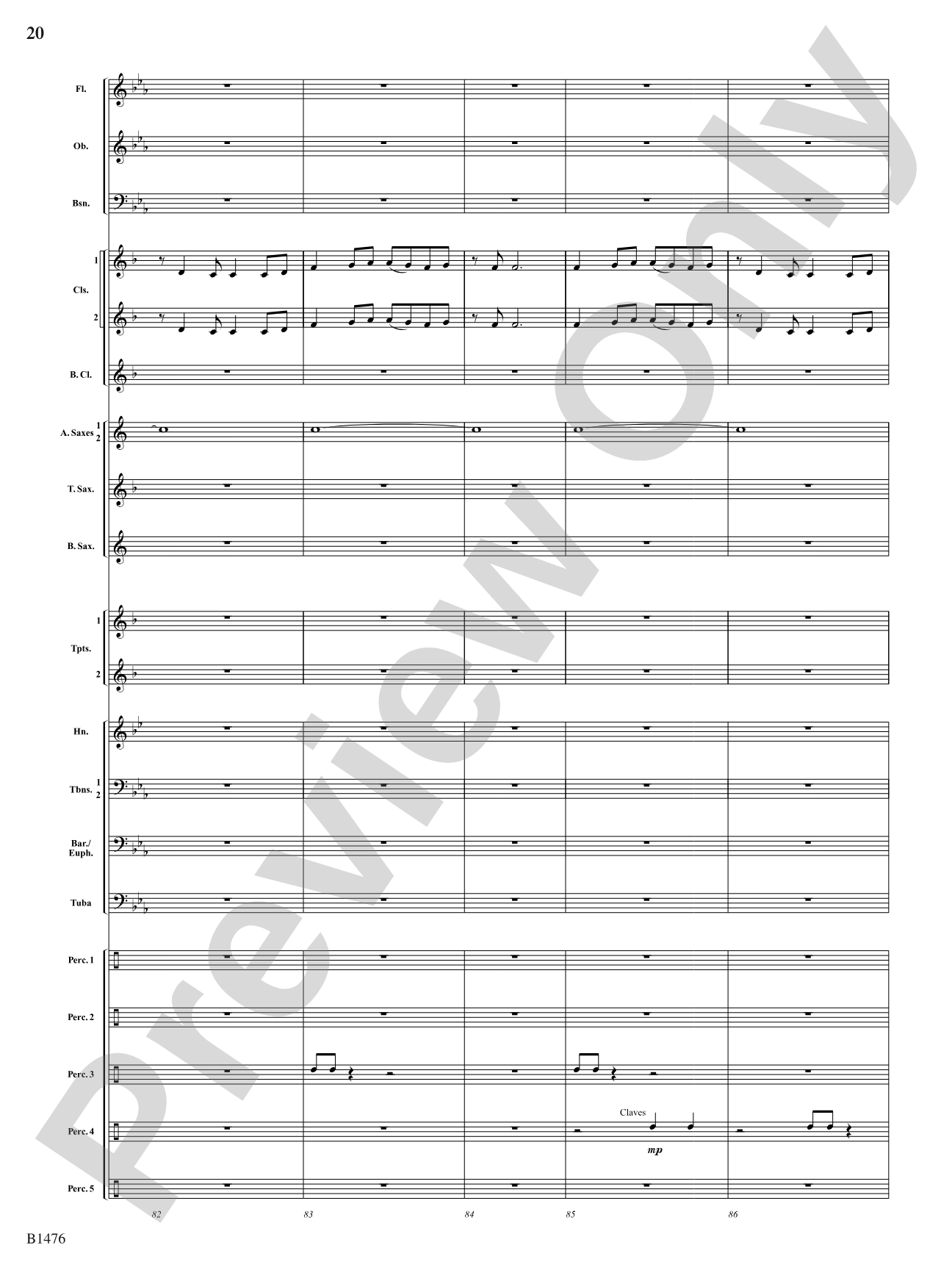 Jungle Dance: Concert Band Conductor Score & Parts