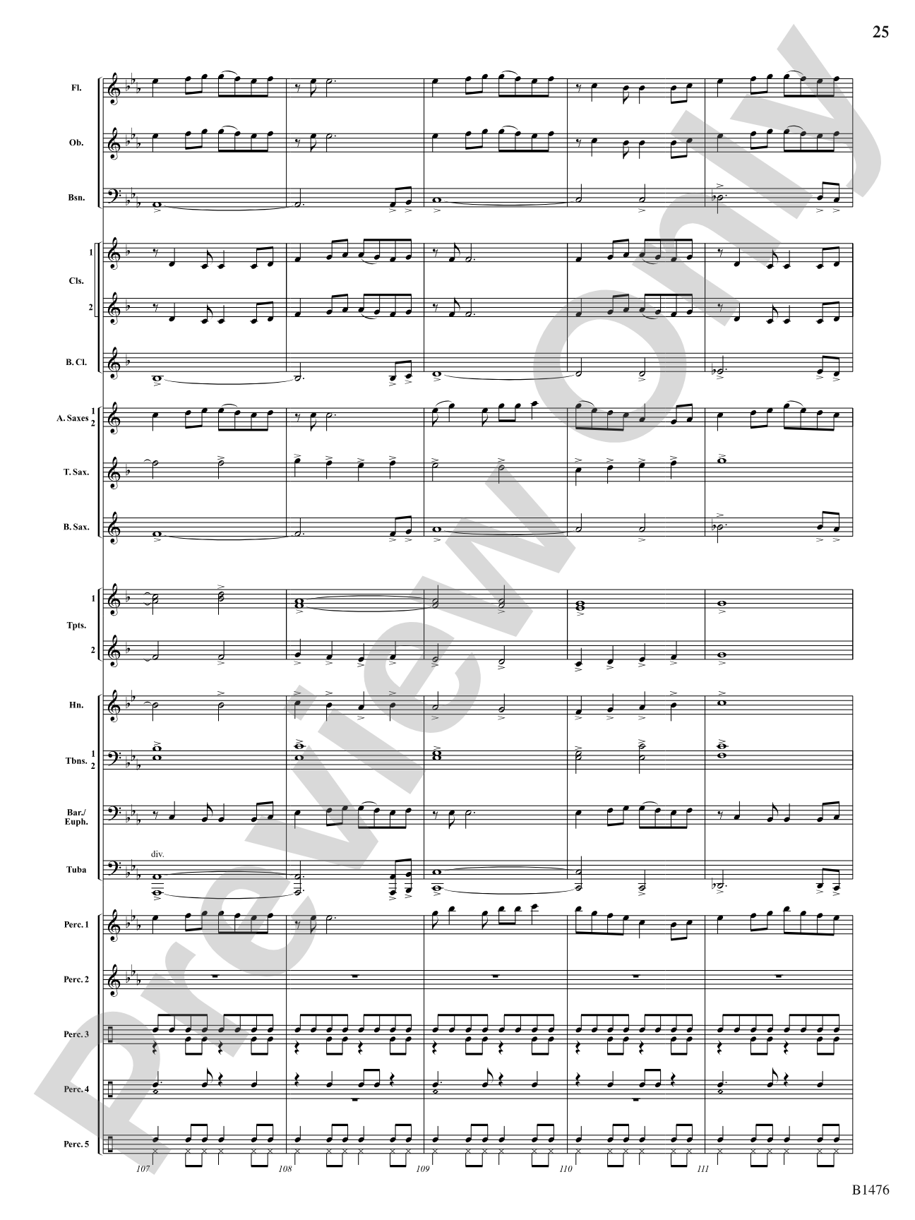 Jungle Dance: Concert Band Conductor Score & Parts