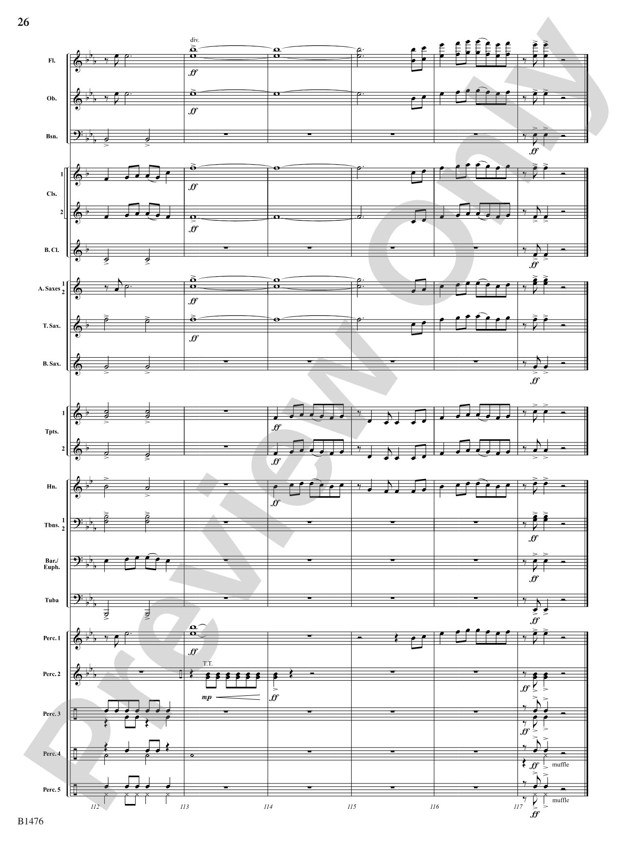 Jungle Dance: Concert Band Conductor Score & Parts
