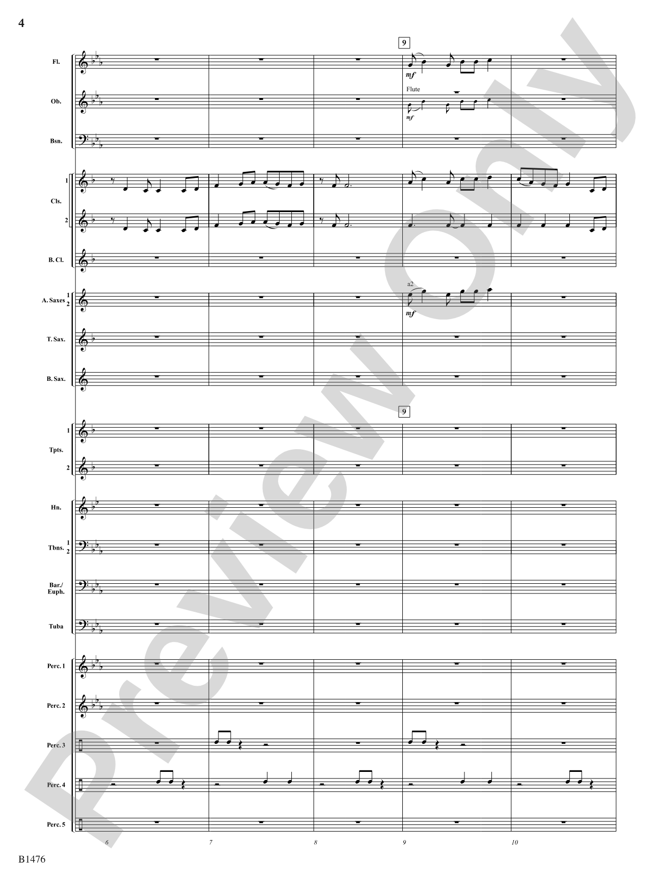 Jungle Dance: Concert Band Conductor Score & Parts