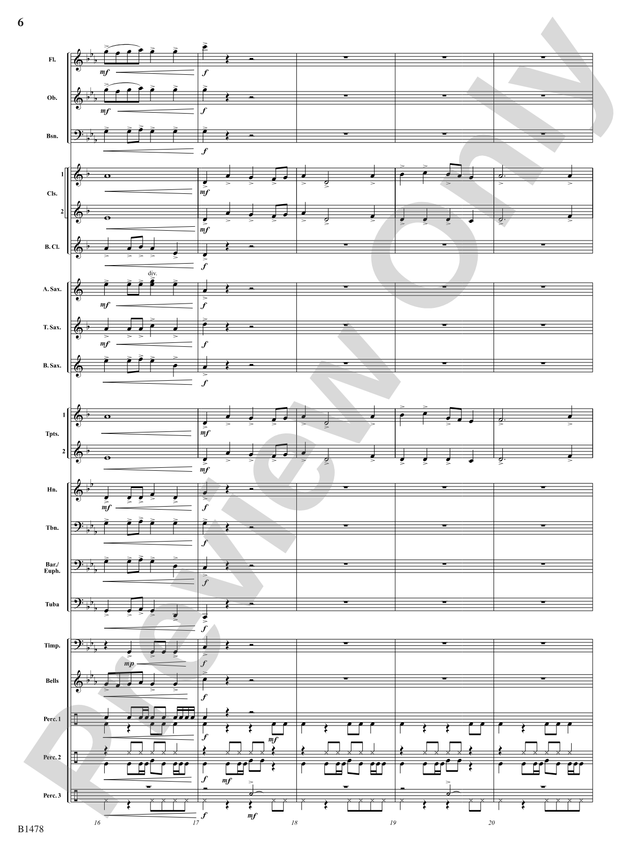 Chant and Fire Ritual: Concert Band Conductor Score & Parts