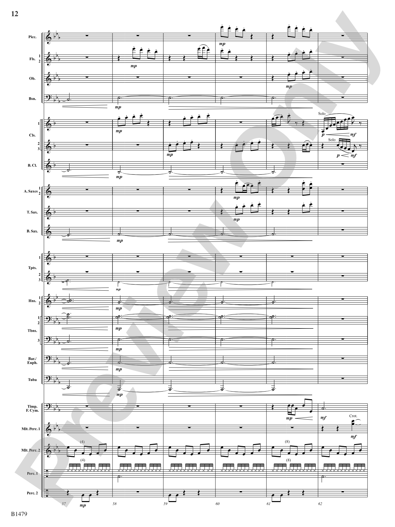 Gravity Wave: Concert Band Conductor Score & Parts
