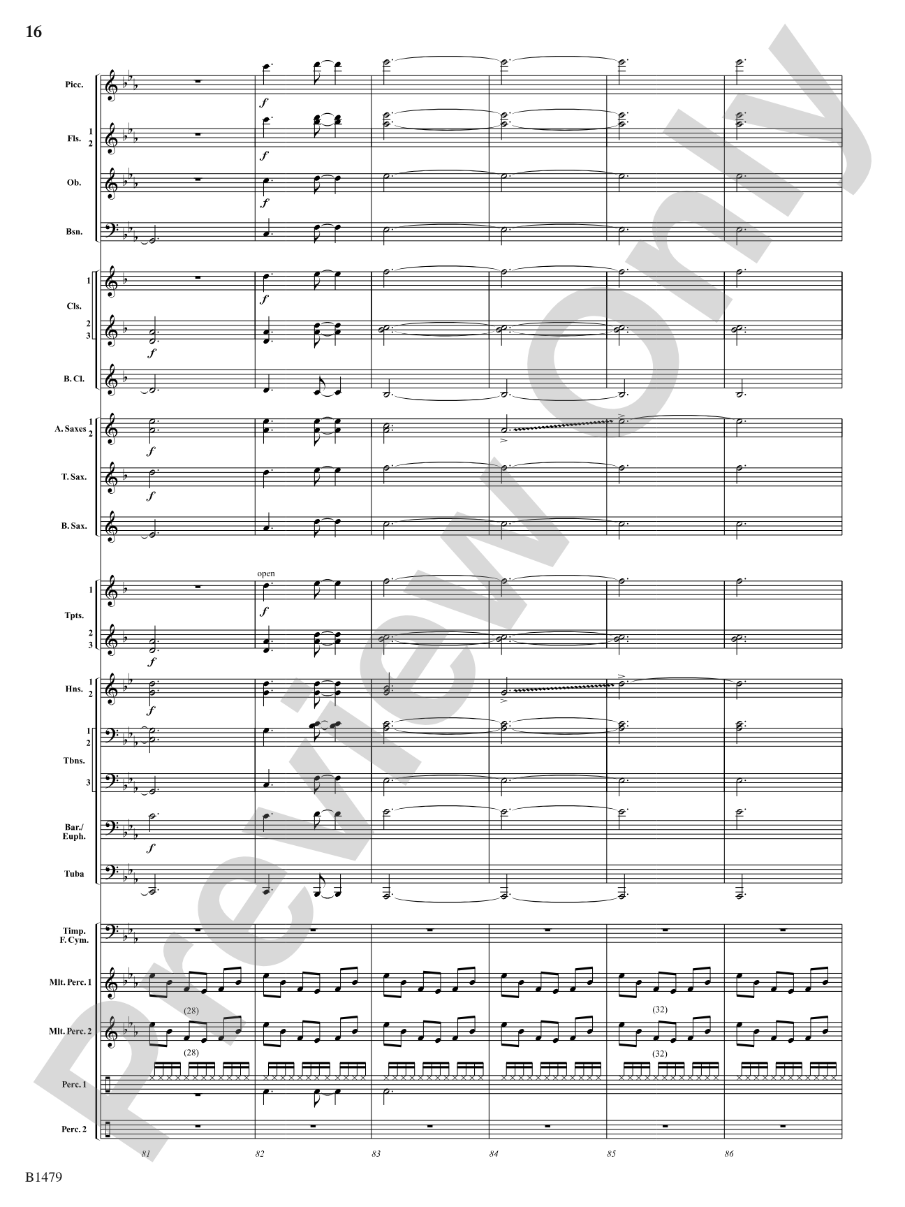 Gravity Wave: Concert Band Conductor Score & Parts