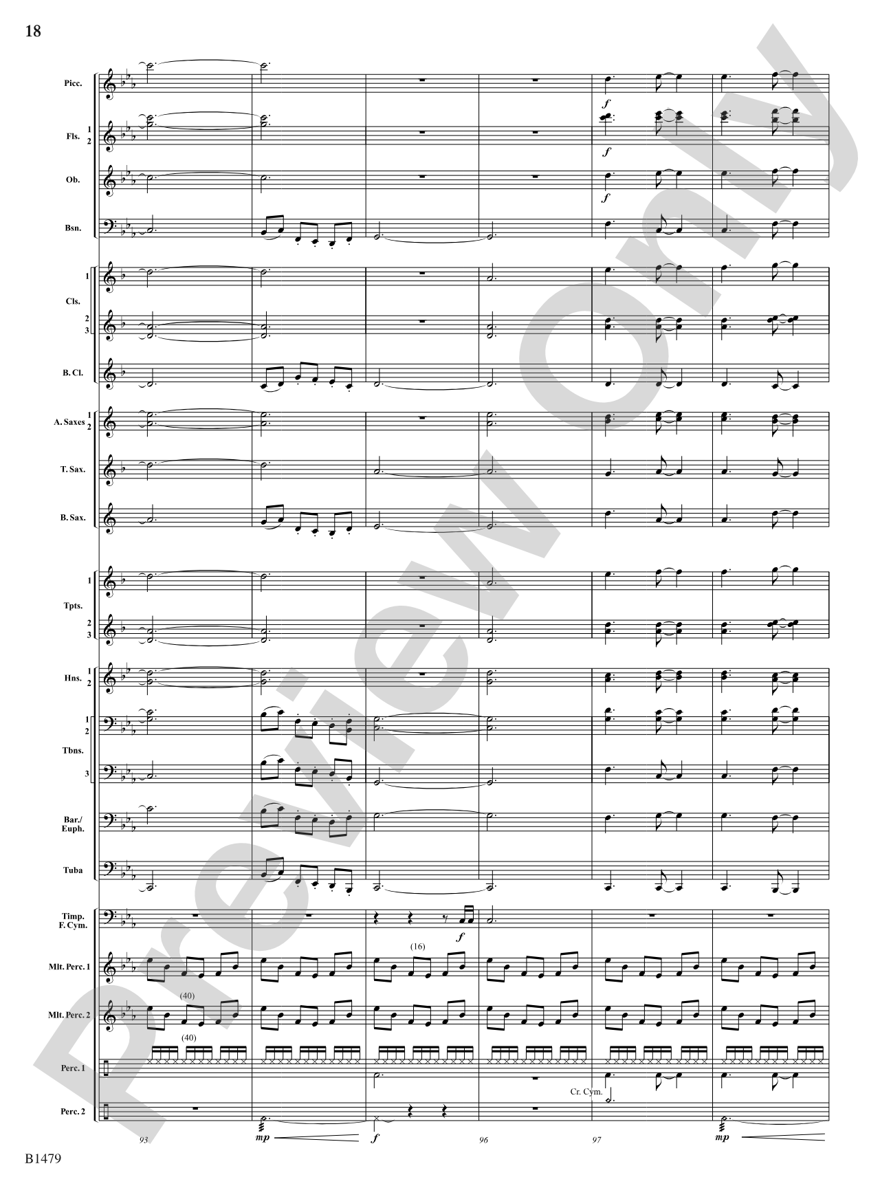 Gravity Wave: Concert Band Conductor Score & Parts