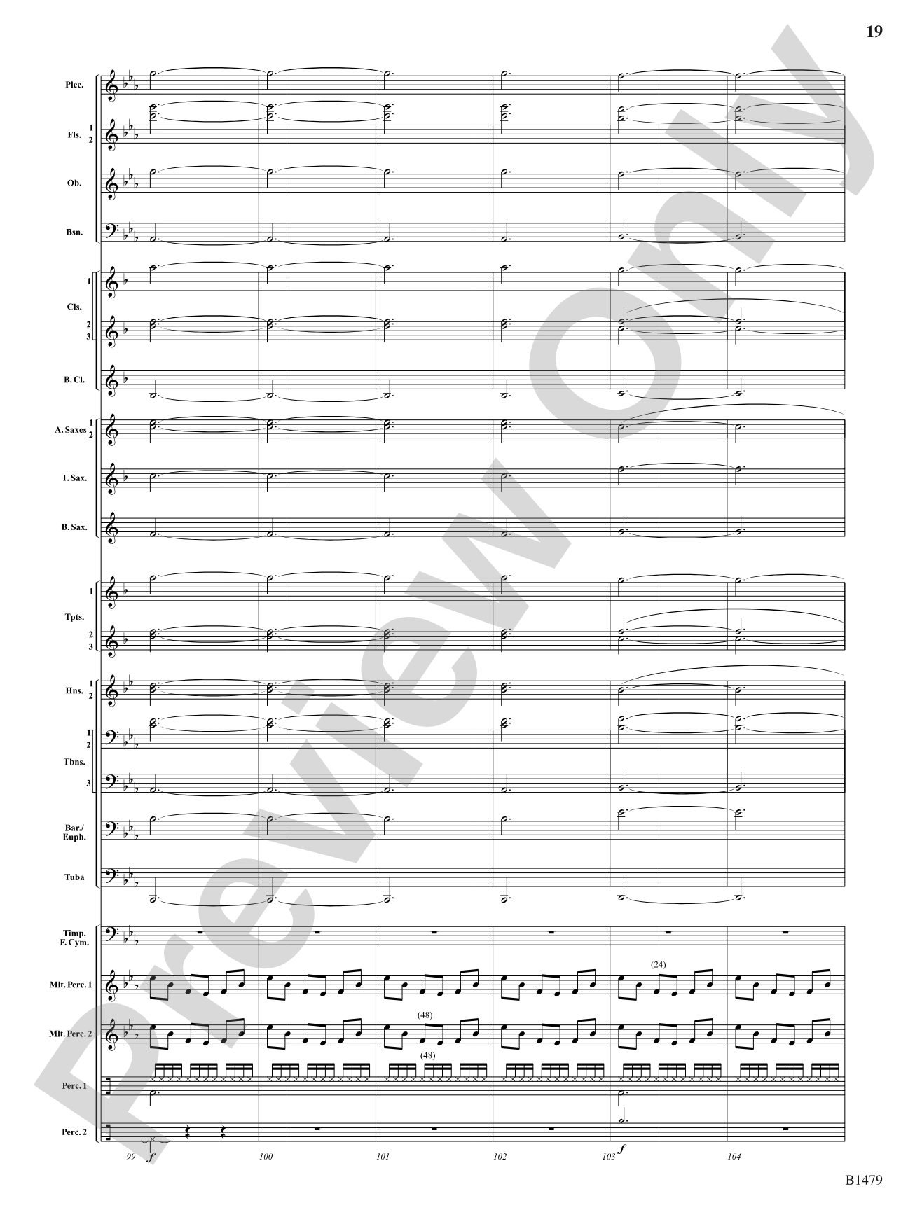 Gravity Wave: Concert Band Conductor Score & Parts