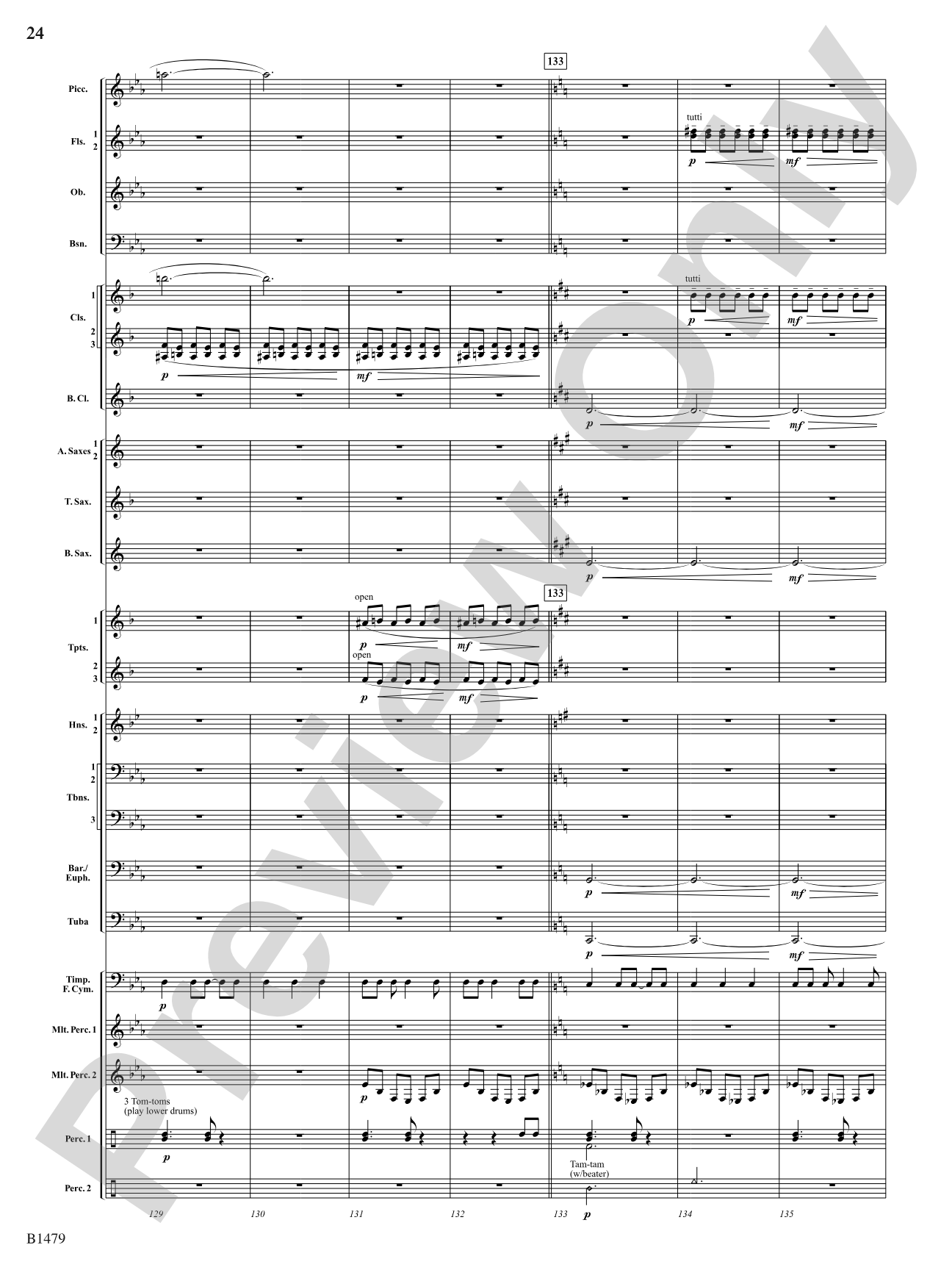 Gravity Wave: Concert Band Conductor Score & Parts