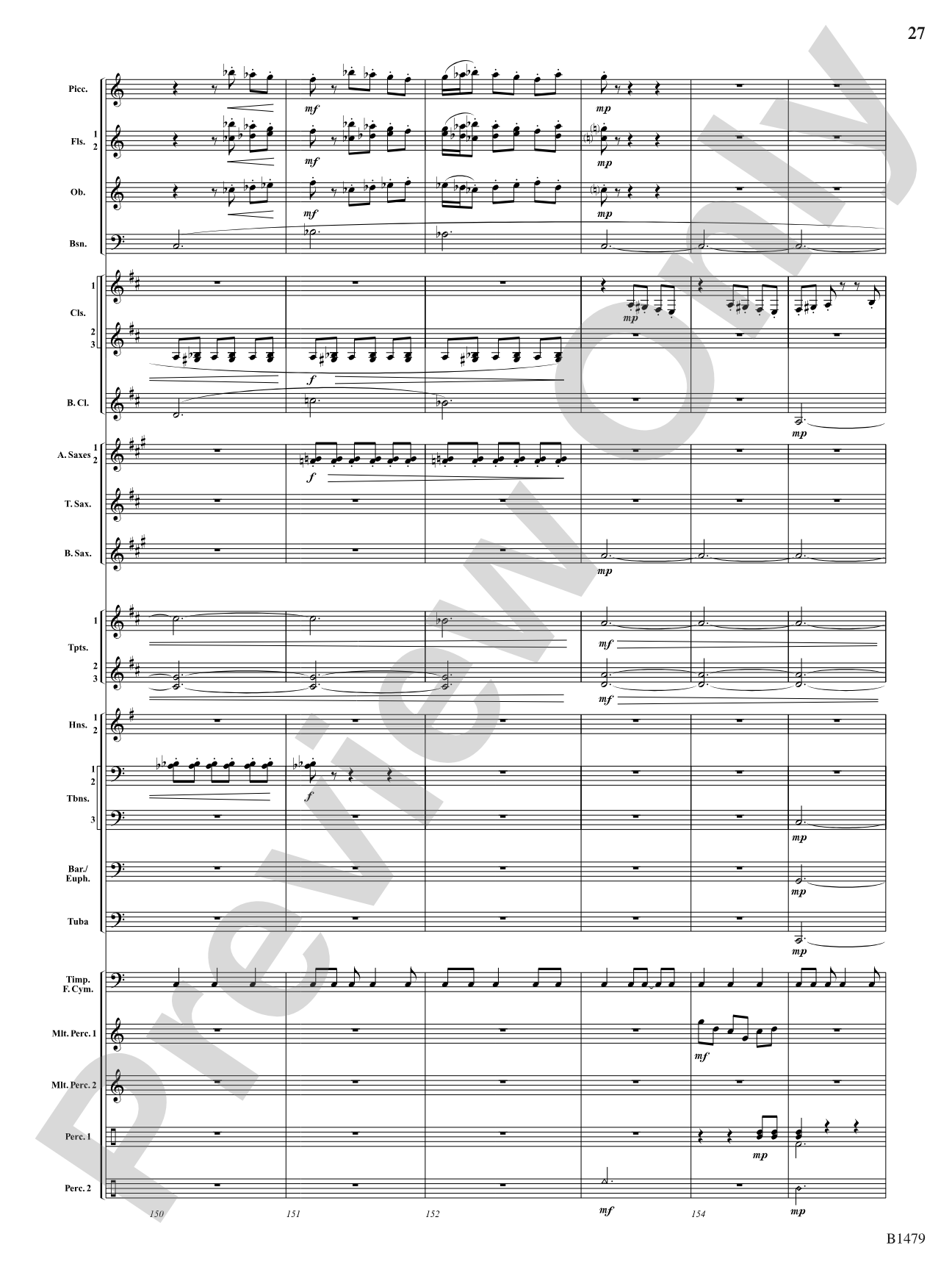 Gravity Wave: Concert Band Conductor Score & Parts