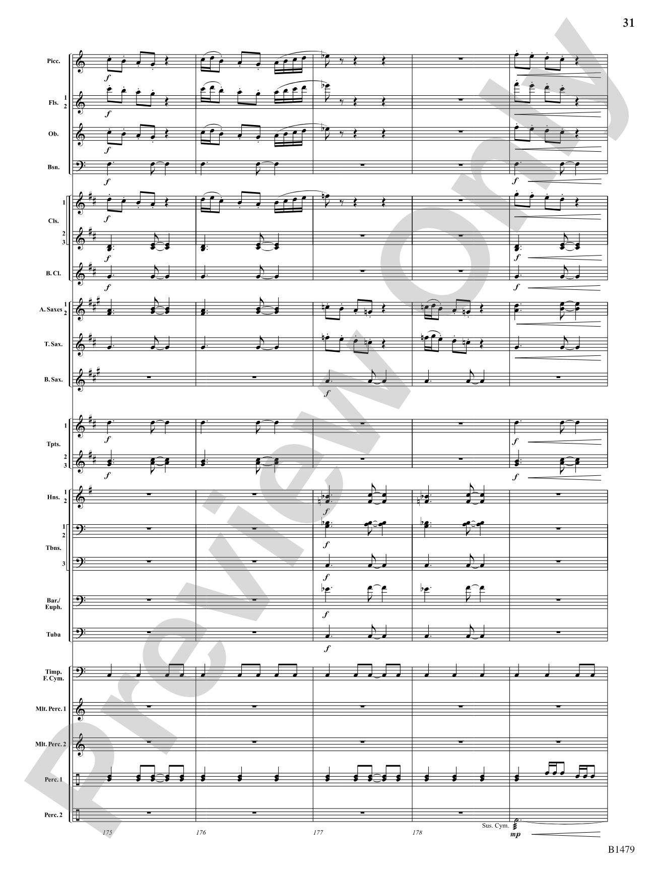 Gravity Wave: Concert Band Conductor Score & Parts