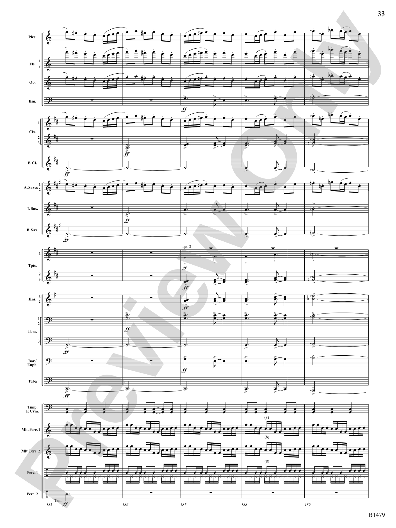 Gravity Wave: Concert Band Conductor Score & Parts