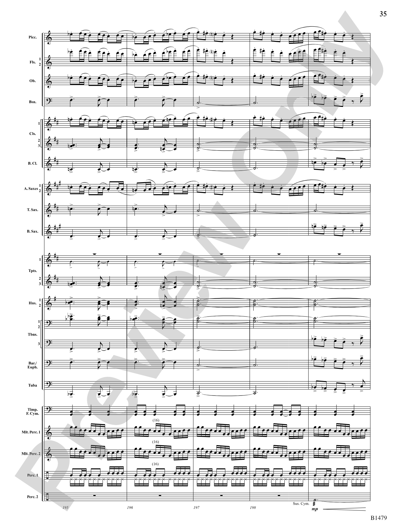 Gravity Wave: Concert Band Conductor Score & Parts