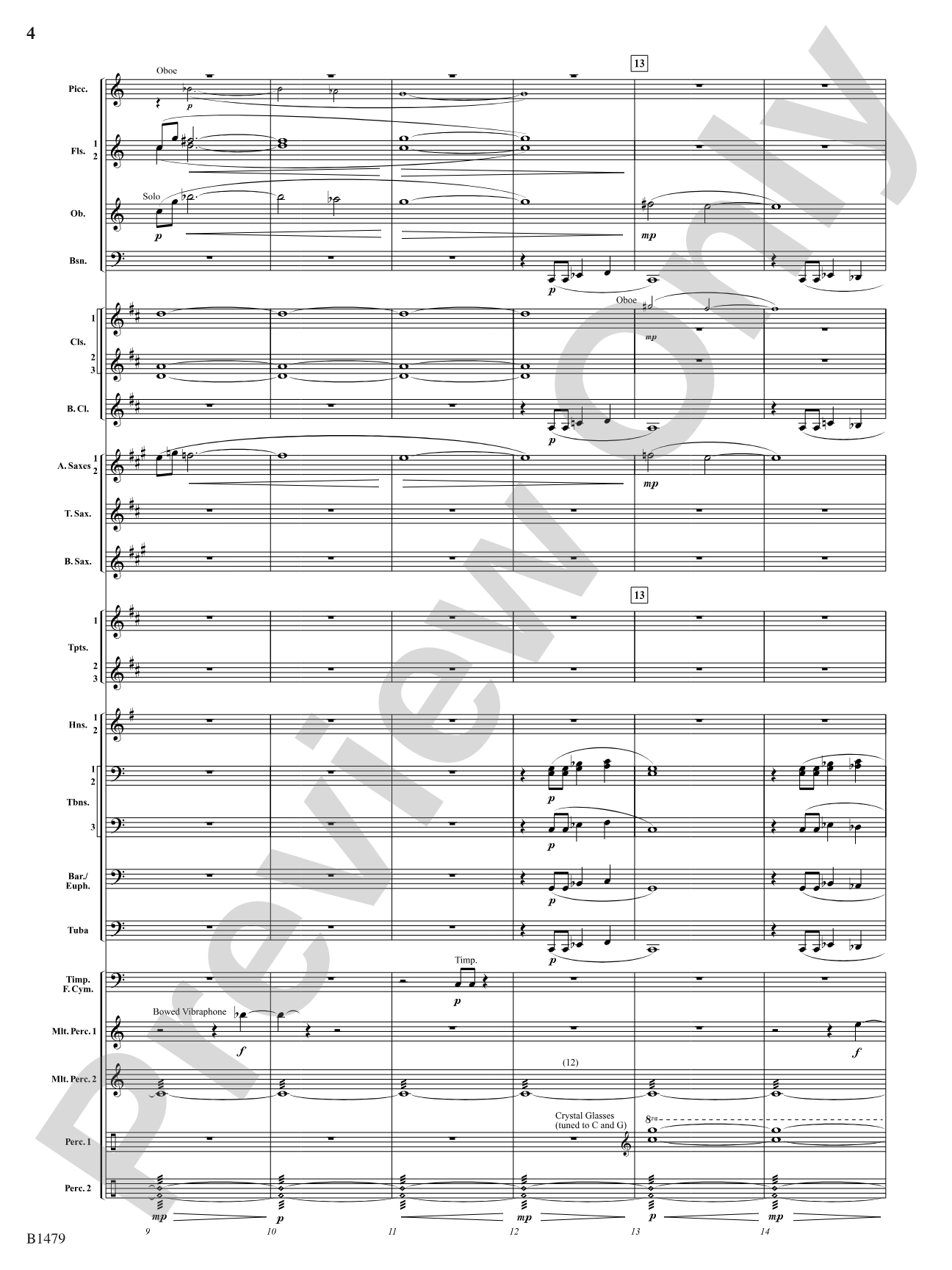 Gravity Wave: Concert Band Conductor Score & Parts
