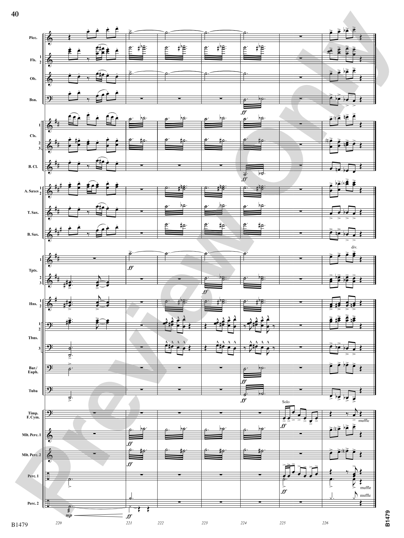 Gravity Wave: Concert Band Conductor Score & Parts