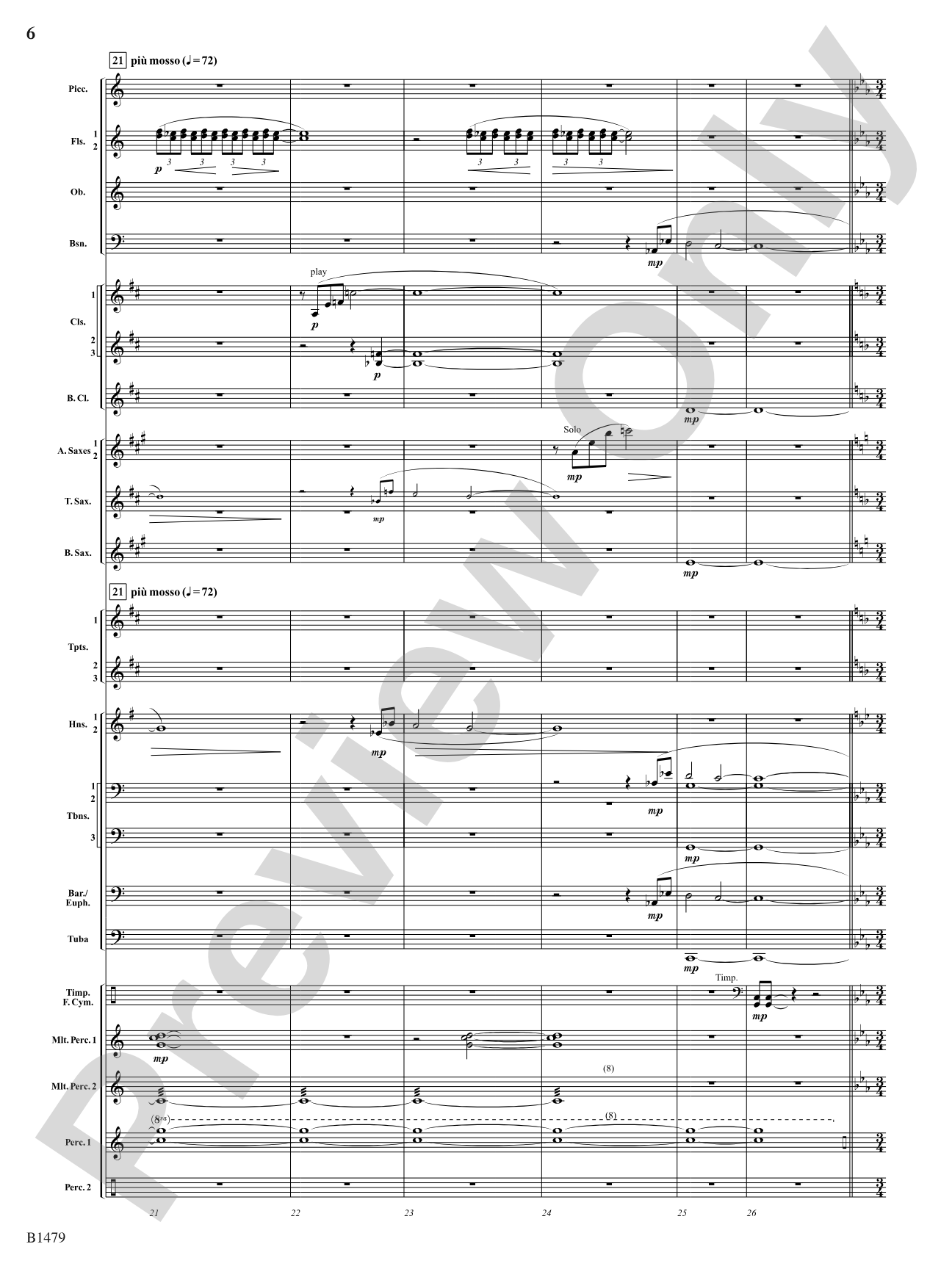Gravity Wave: Concert Band Conductor Score & Parts