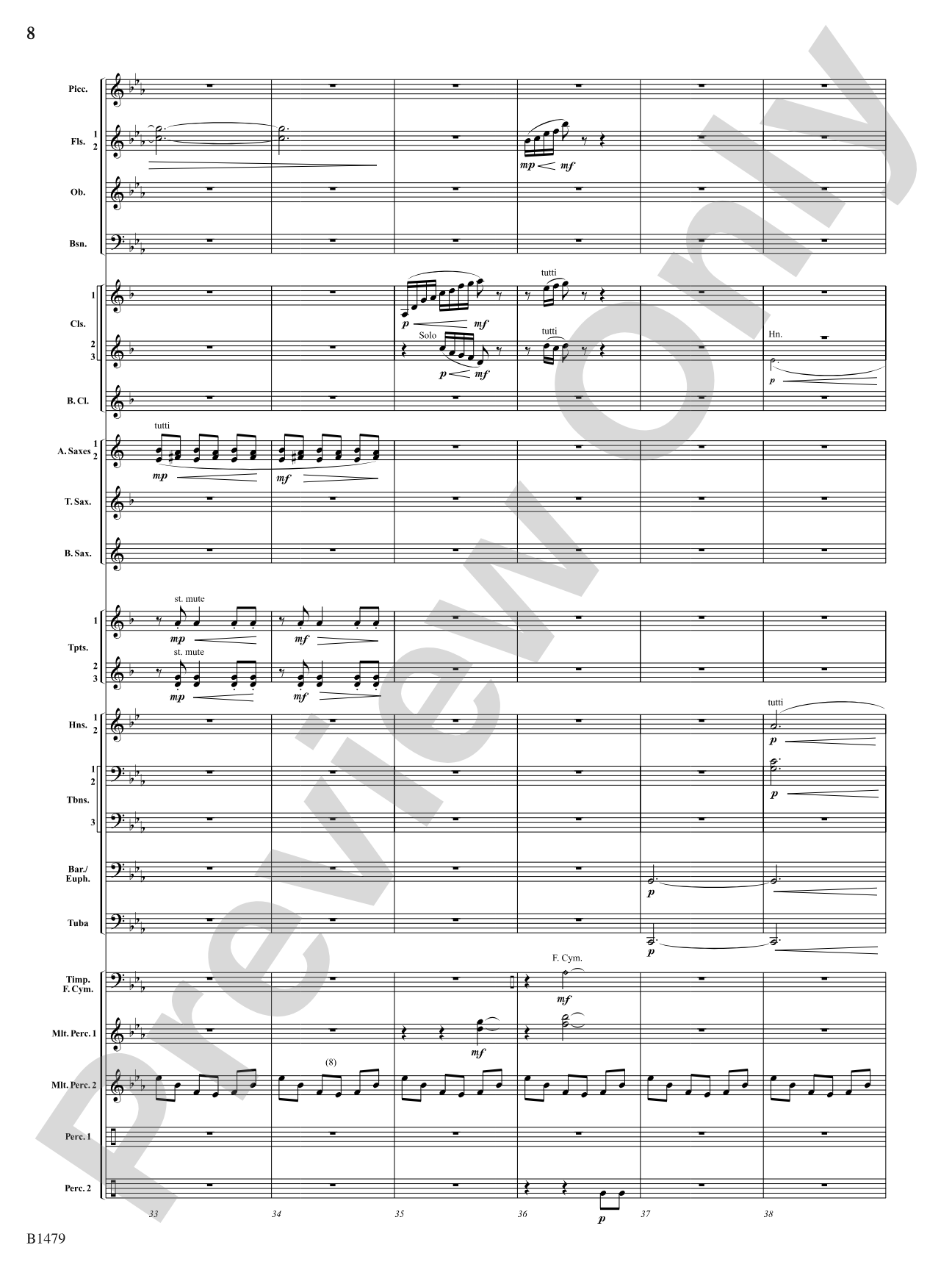 Gravity Wave: Concert Band Conductor Score & Parts