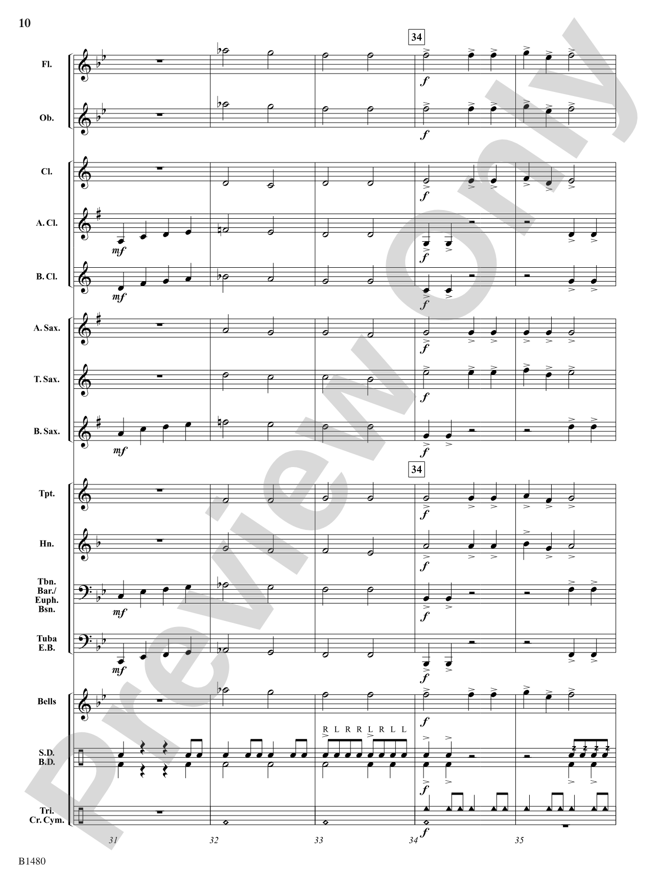 Fanfare Heroica: Concert Band Conductor Score & Parts