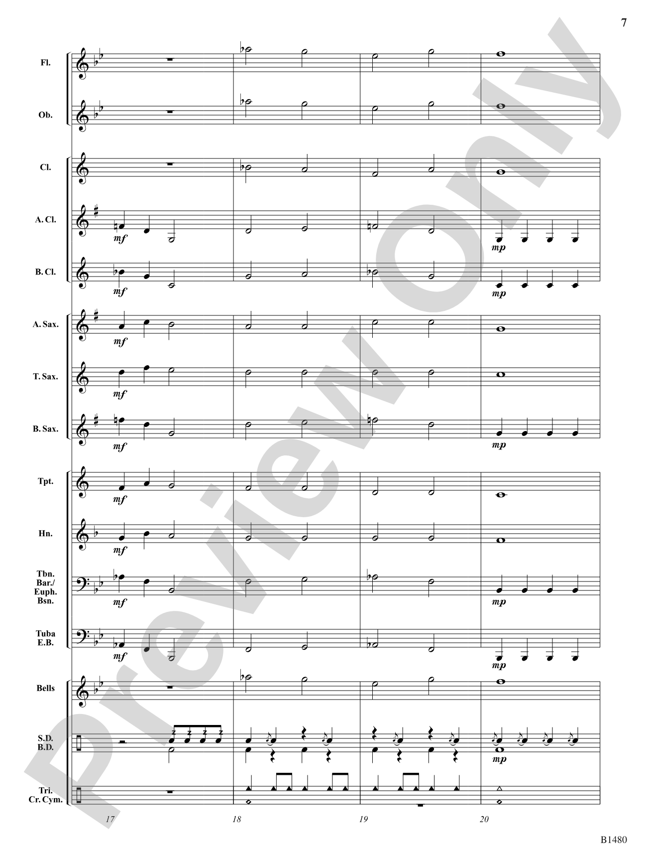 Fanfare Heroica: Concert Band Conductor Score & Parts
