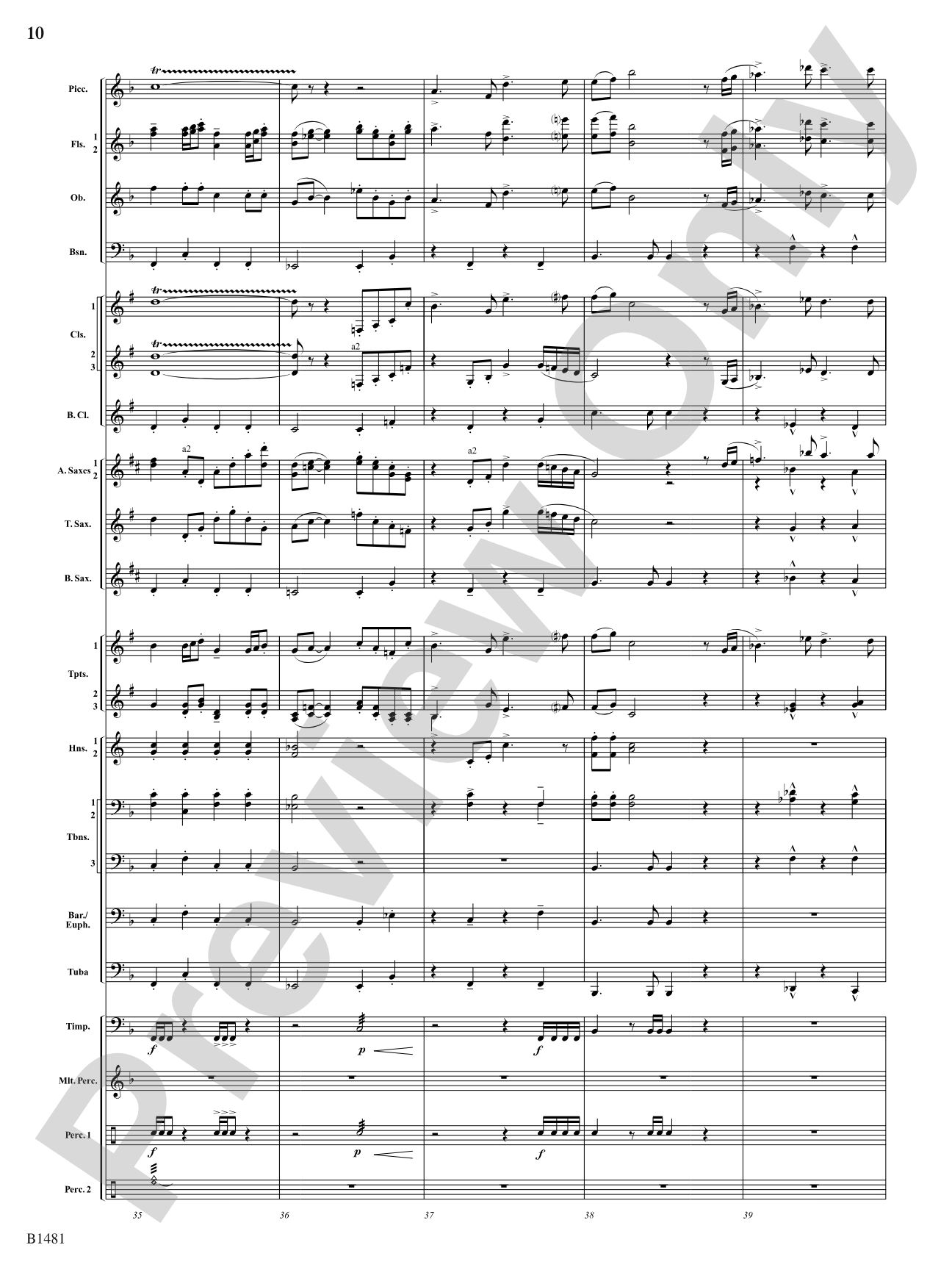 Phoenix Fanfare: Concert Band Conductor Score & Parts
