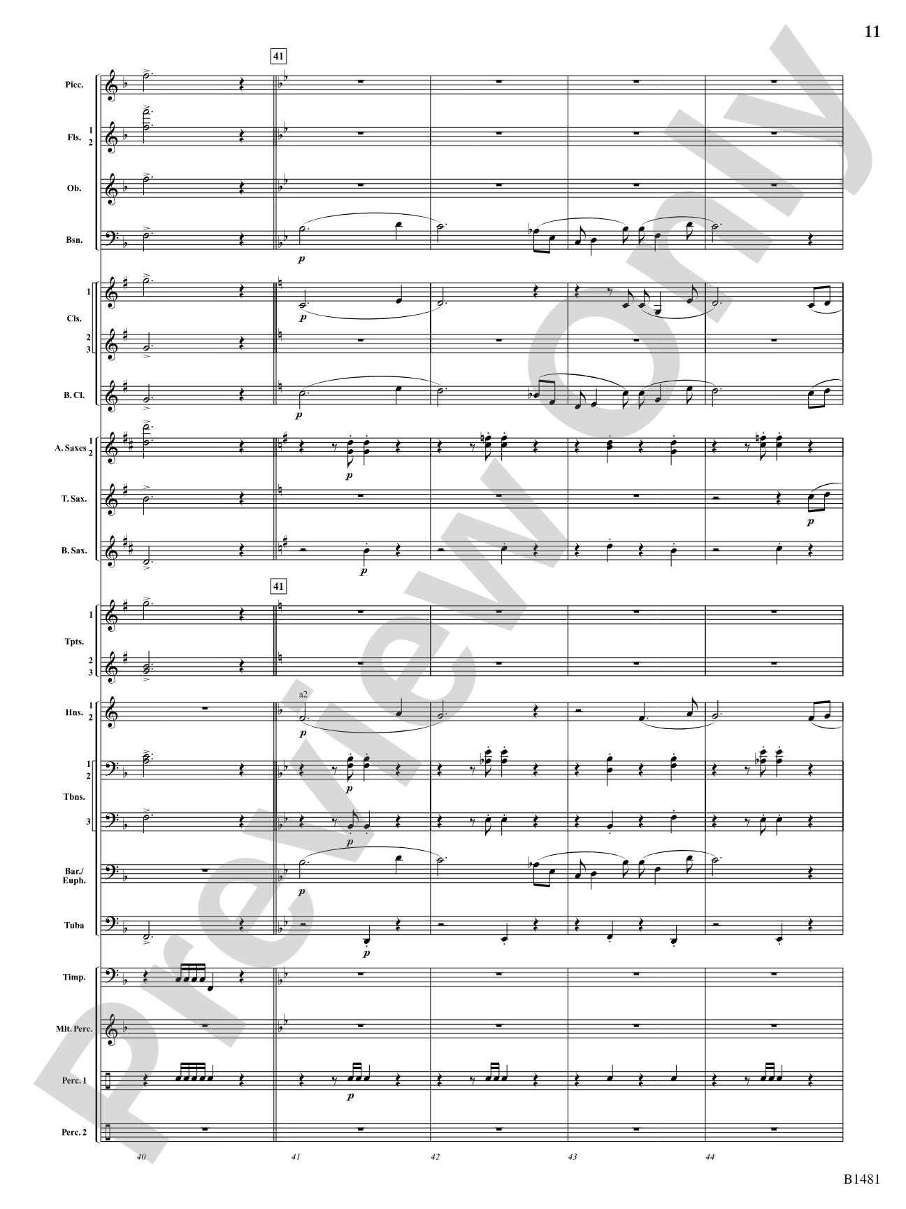 Phoenix Fanfare: Concert Band Conductor Score & Parts