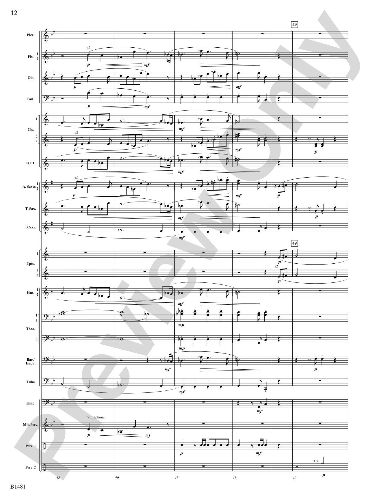 Phoenix Fanfare: Concert Band Conductor Score & Parts
