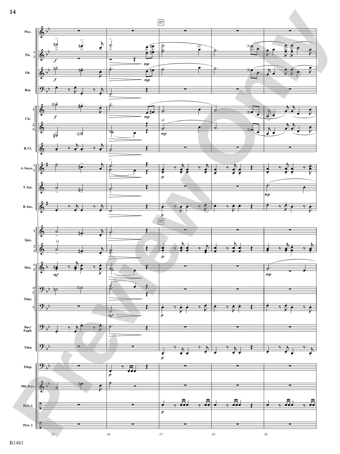 Phoenix Fanfare: Concert Band Conductor Score & Parts