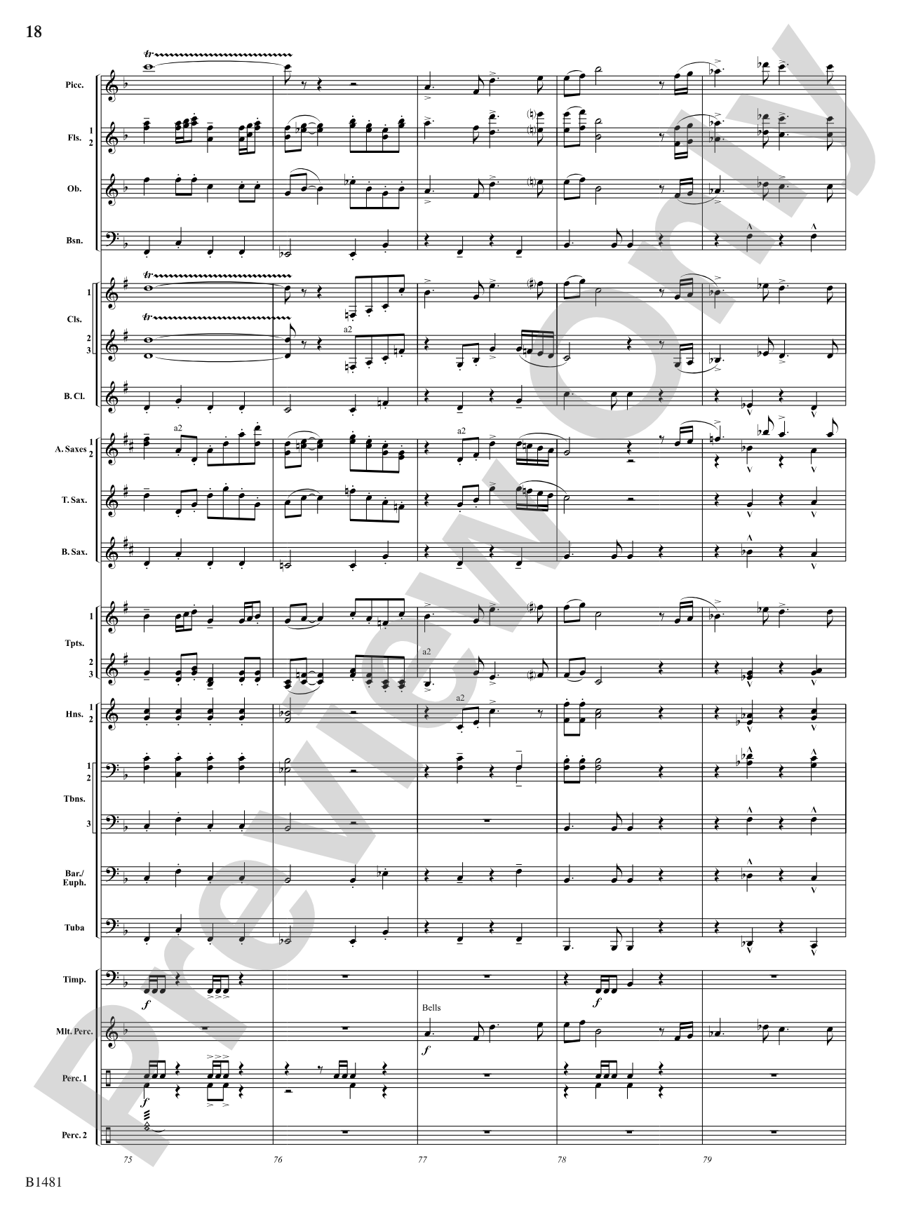 Phoenix Fanfare: Concert Band Conductor Score & Parts