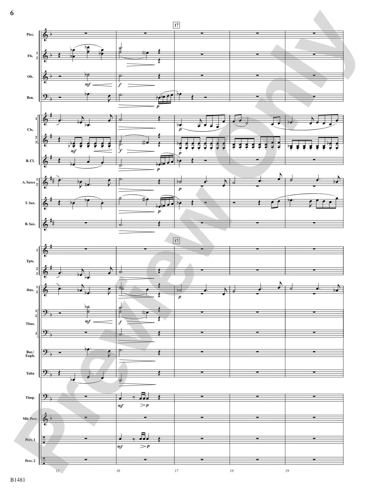 Phoenix Fanfare: Concert Band Conductor Score & Parts