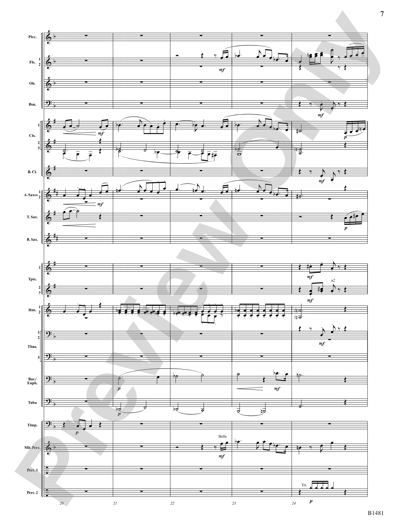 Phoenix Fanfare: Concert Band Conductor Score & Parts