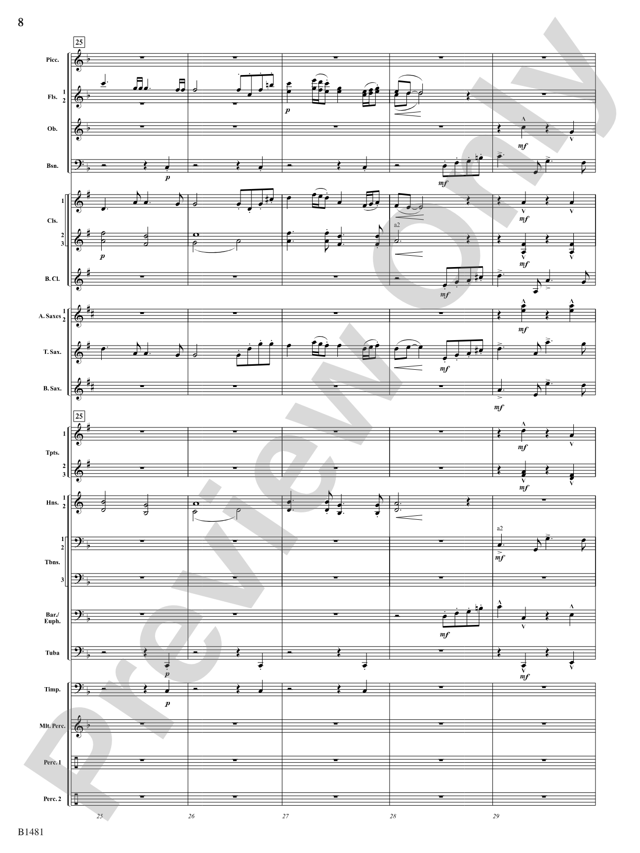 Phoenix Fanfare: Concert Band Conductor Score & Parts