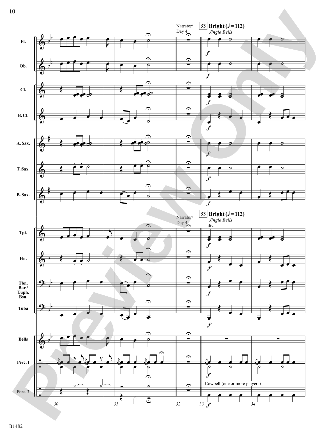 Diary of a Grumpy Elf: Concert Band Conductor Score & Parts