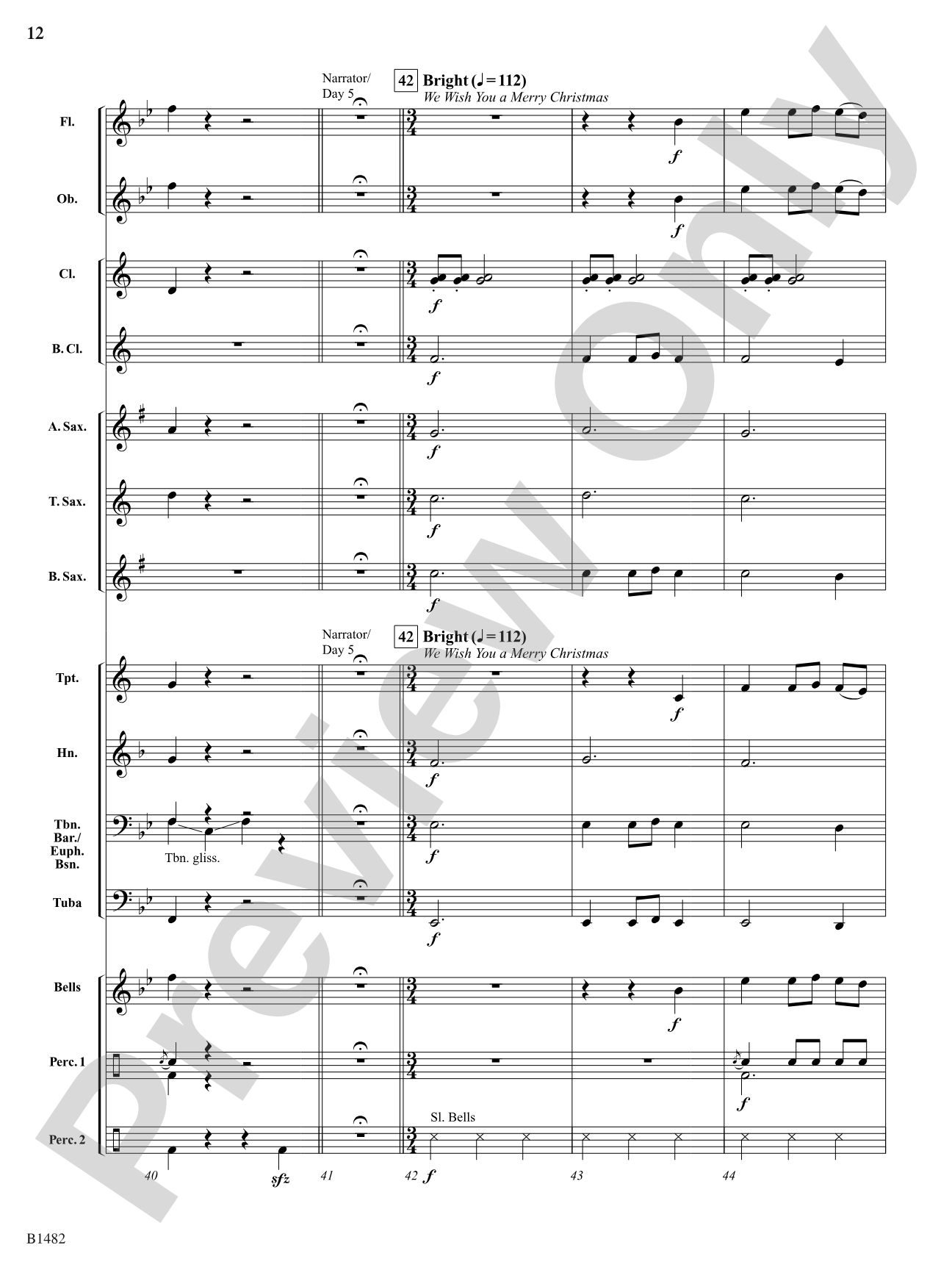 Diary of a Grumpy Elf: Concert Band Conductor Score & Parts