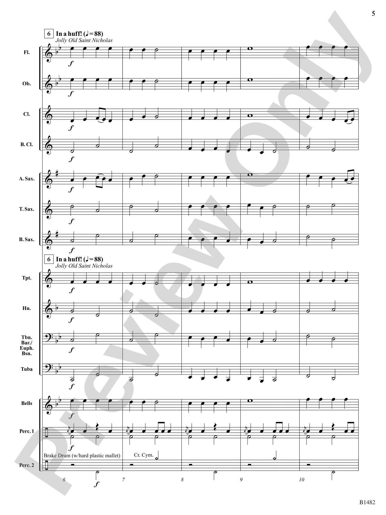 Diary of a Grumpy Elf: Concert Band Conductor Score & Parts