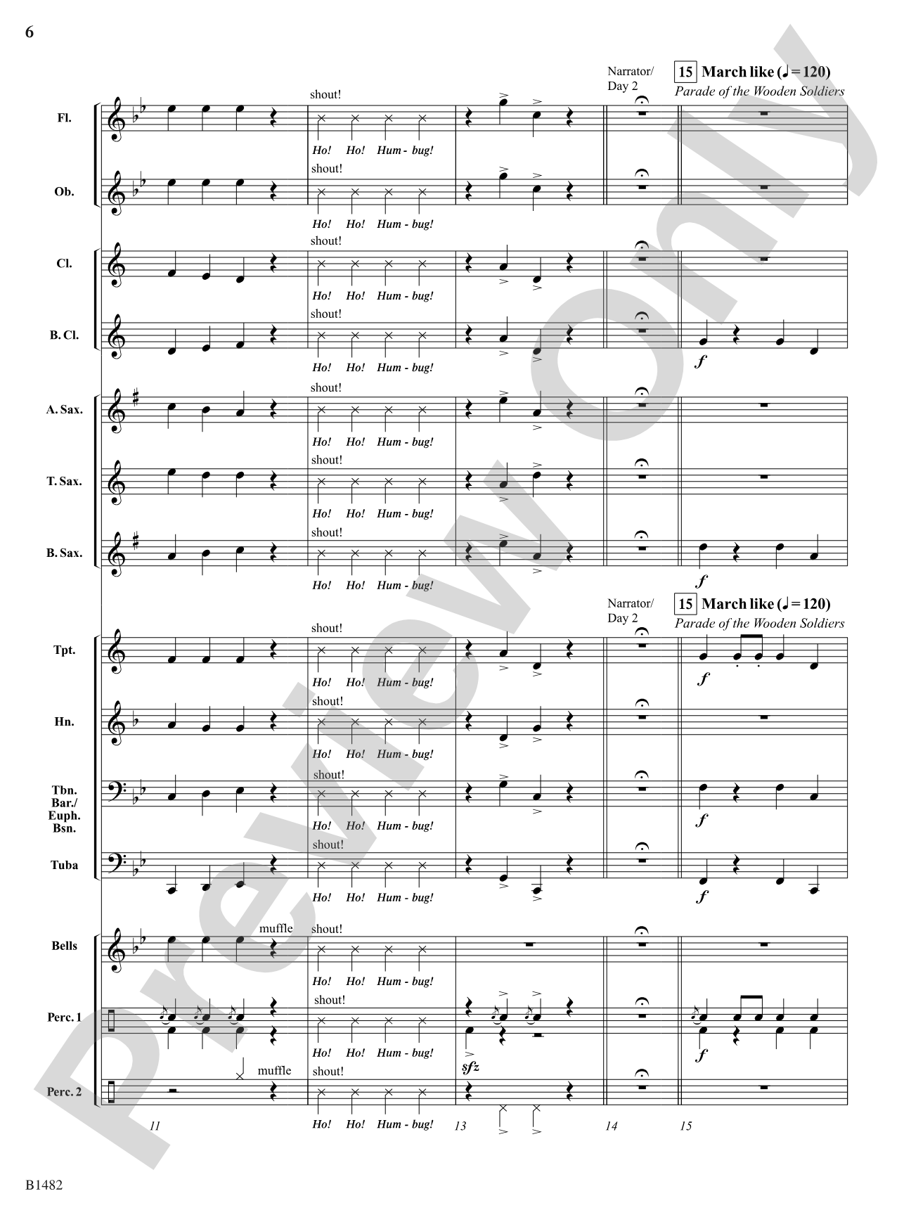 Diary of a Grumpy Elf: Concert Band Conductor Score & Parts