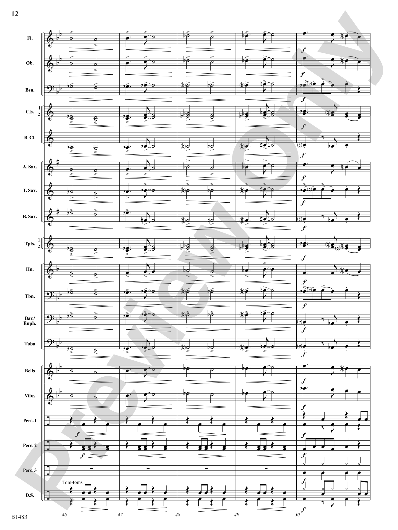 Deck the Halls with Rock 'n' Roll: Concert Band Conductor Score & Parts