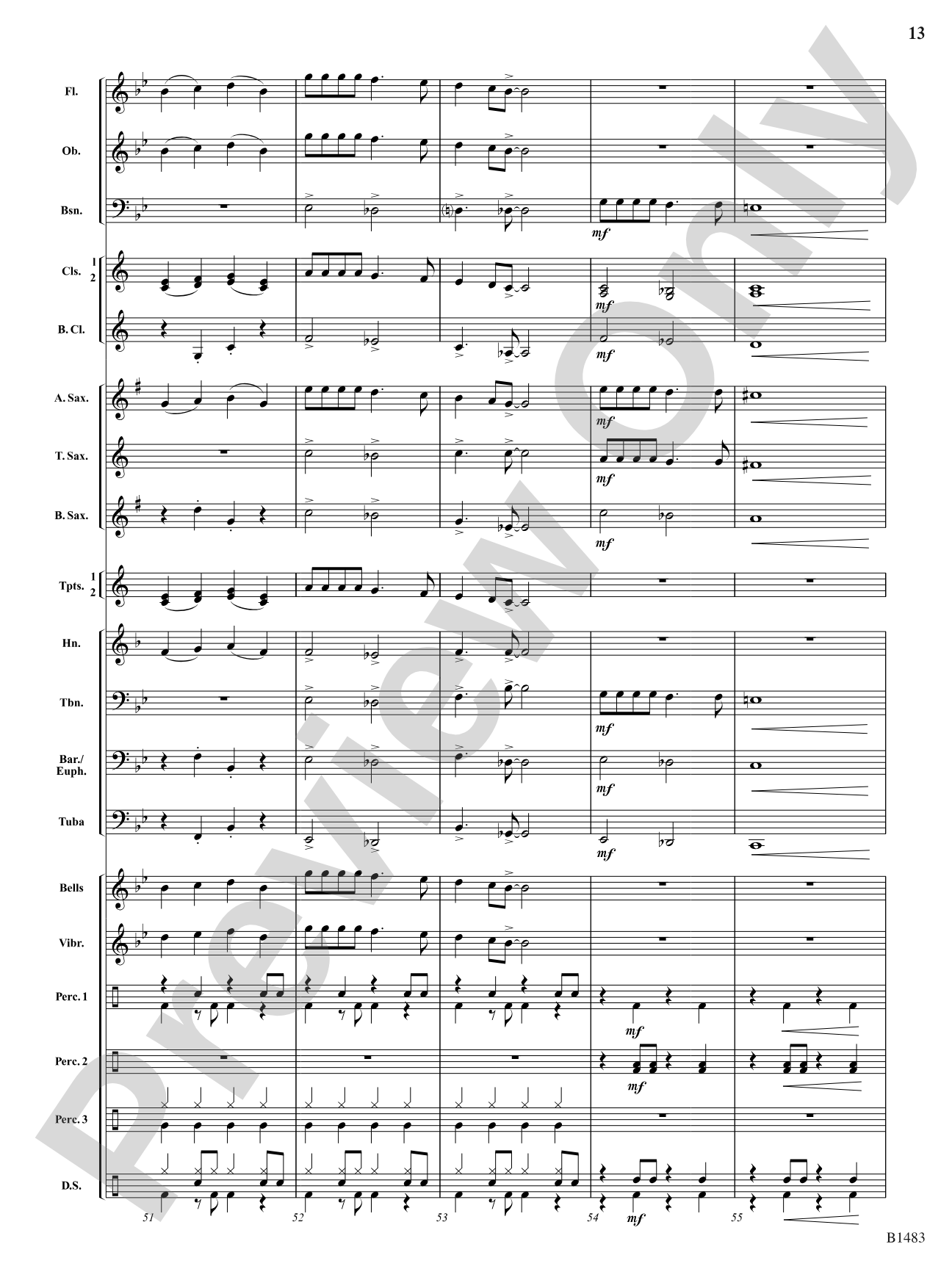 Deck the Halls with Rock 'n' Roll: Concert Band Conductor Score & Parts