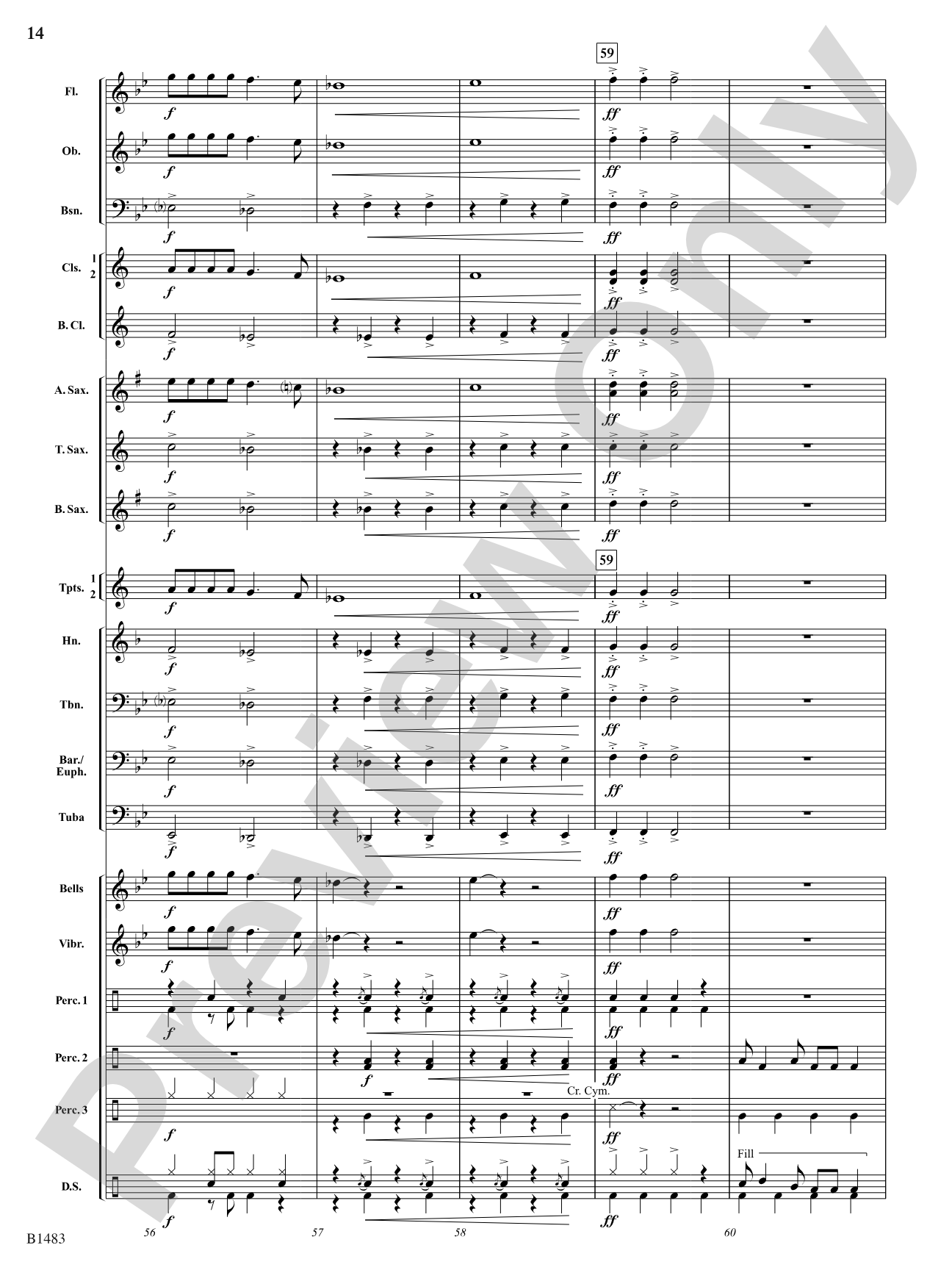 Deck the Halls with Rock 'n' Roll: Concert Band Conductor Score & Parts
