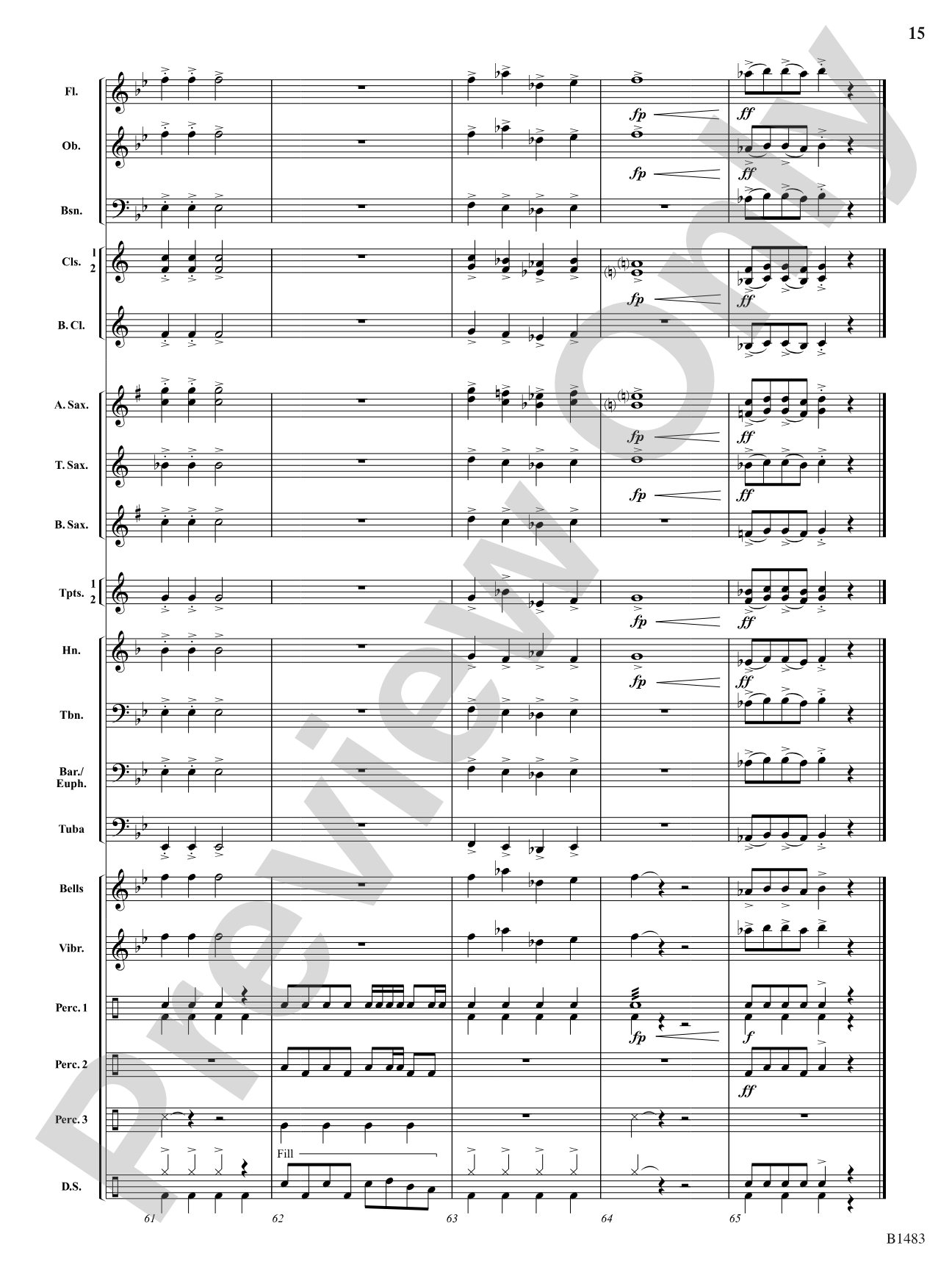 Deck the Halls with Rock 'n' Roll: Concert Band Conductor Score & Parts