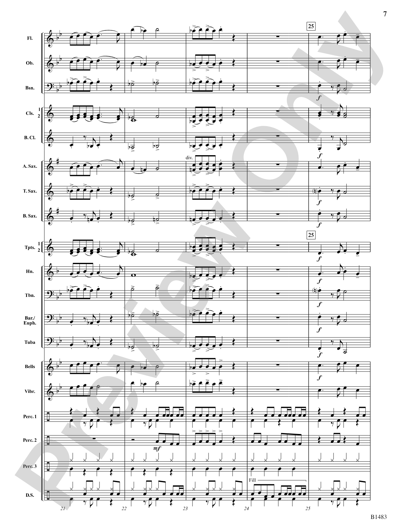 Deck the Halls with Rock 'n' Roll: Concert Band Conductor Score & Parts