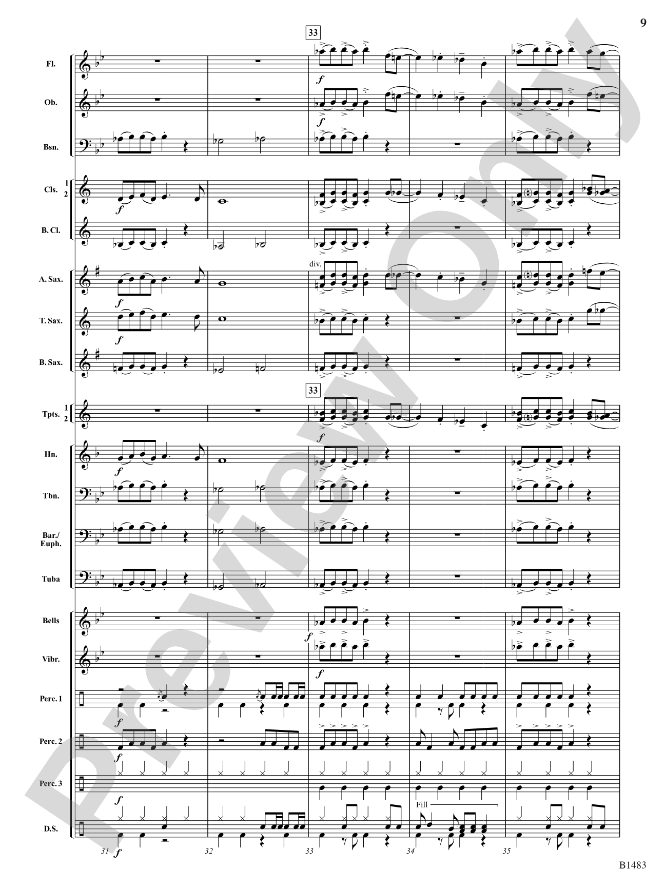 Deck the Halls with Rock 'n' Roll: Concert Band Conductor Score & Parts