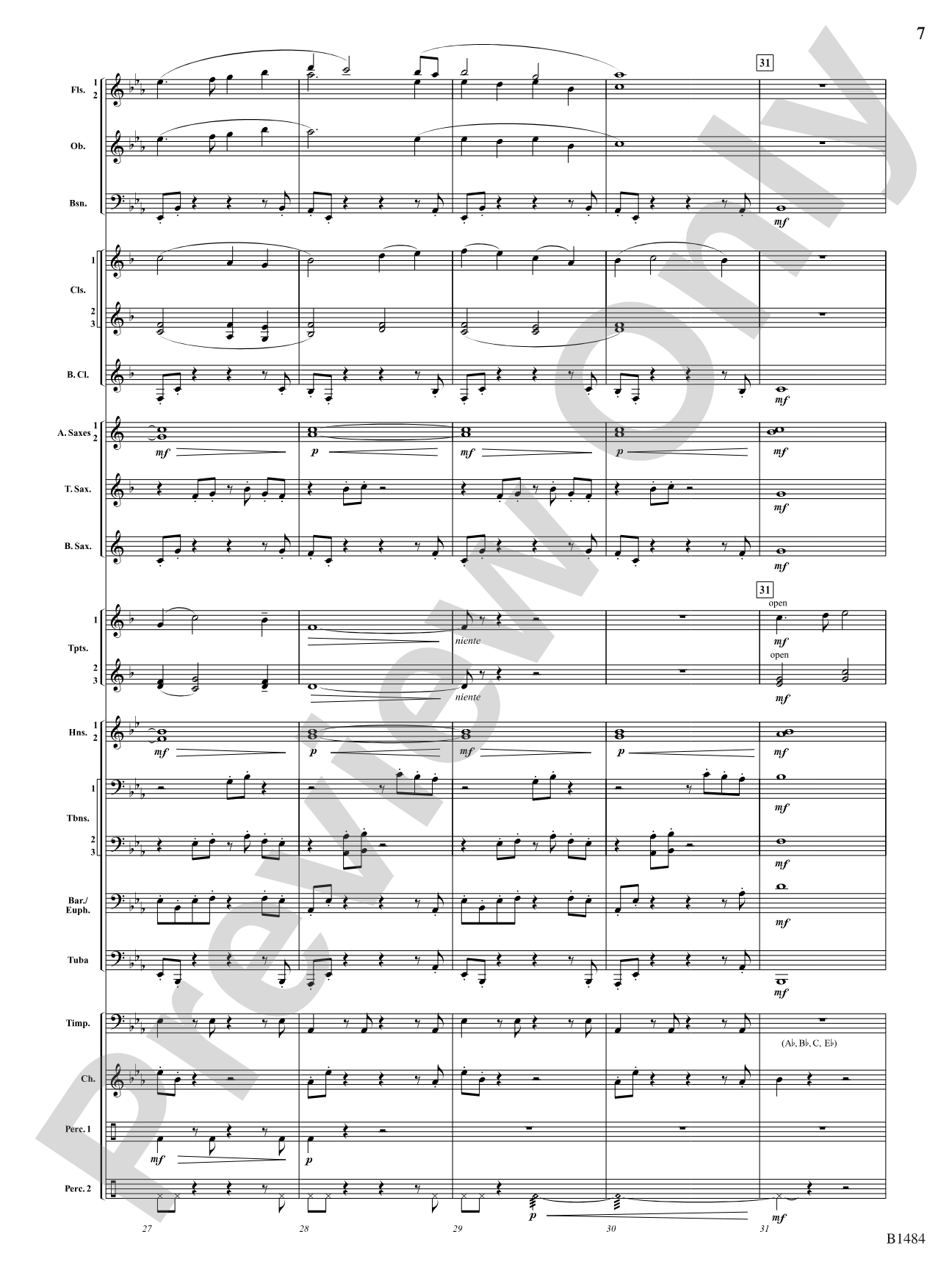 Expression: Concert Band Conductor Score & Parts